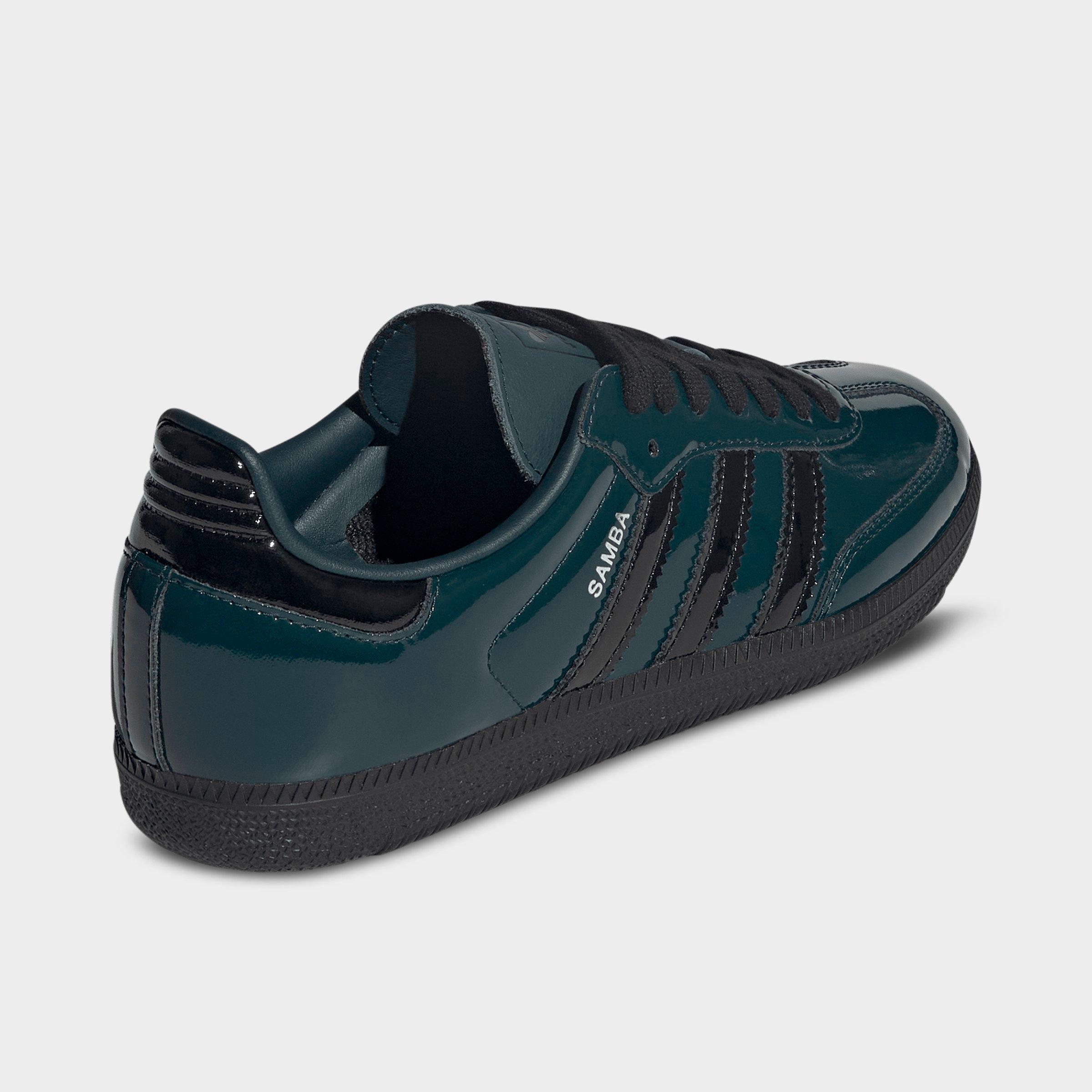 adidas Samba OG Shoes - Women's - Aurora Ivy / Core Black - 5