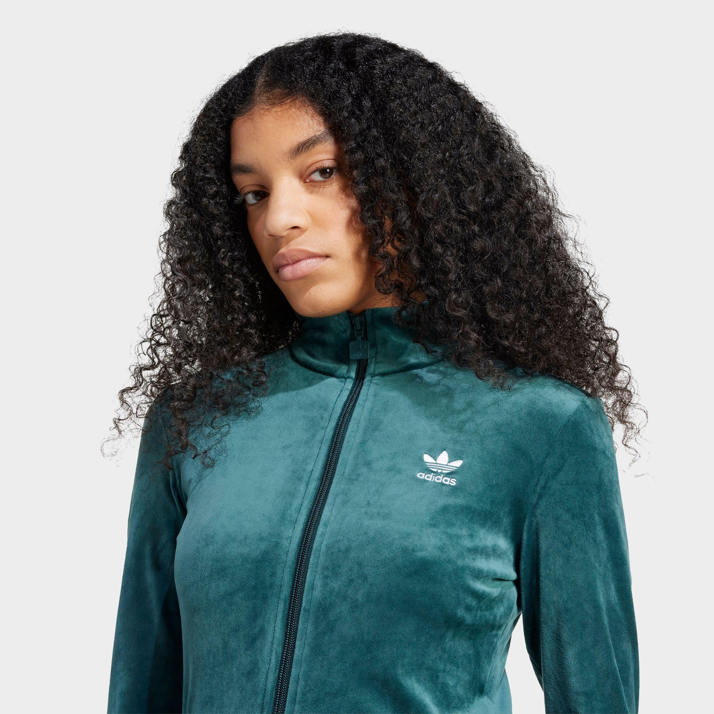 Women's adidas Originals Essentials Velvet Fitted Track Top