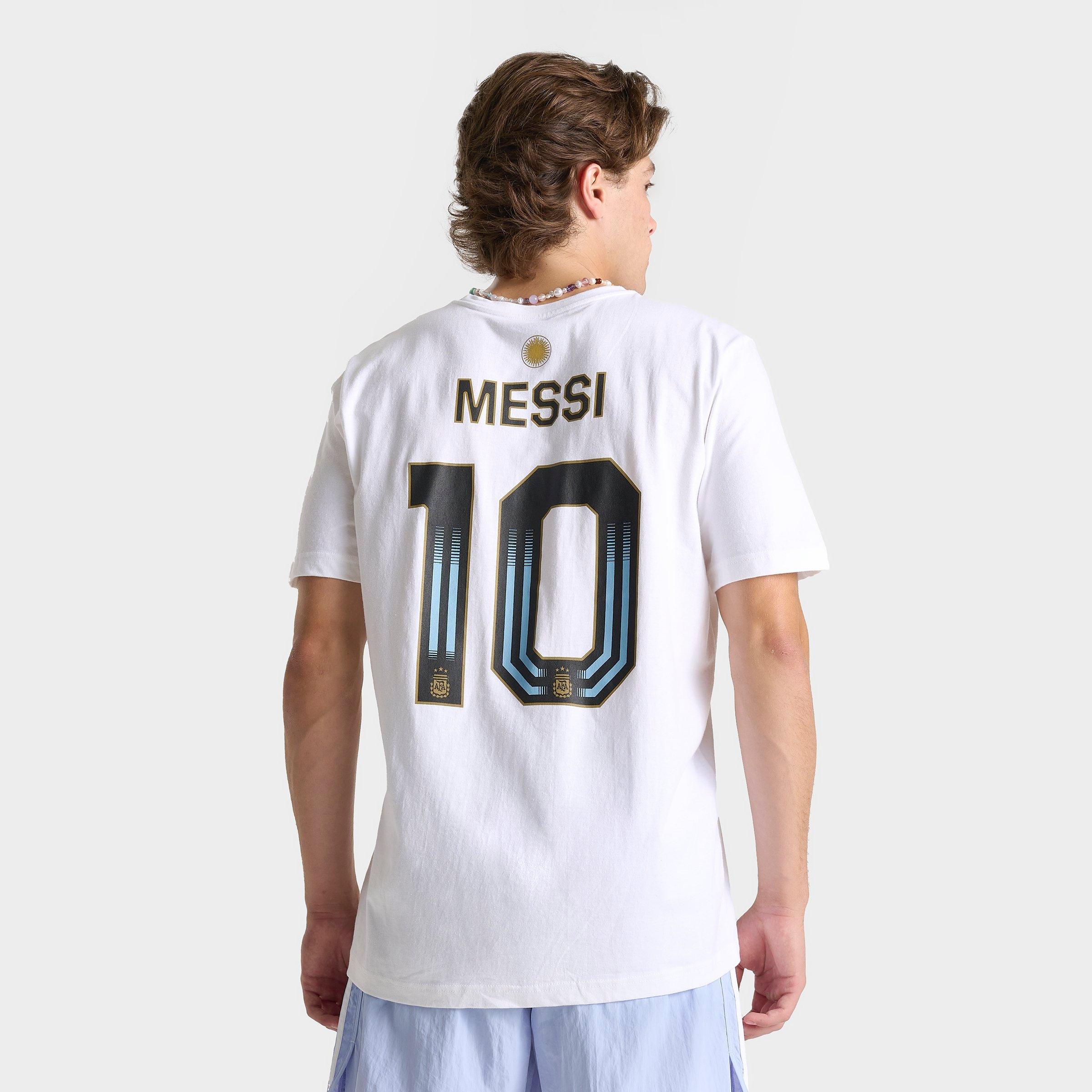 Men's adidas Argentina Lionel Messi Name & Number Graphic T-Shirt