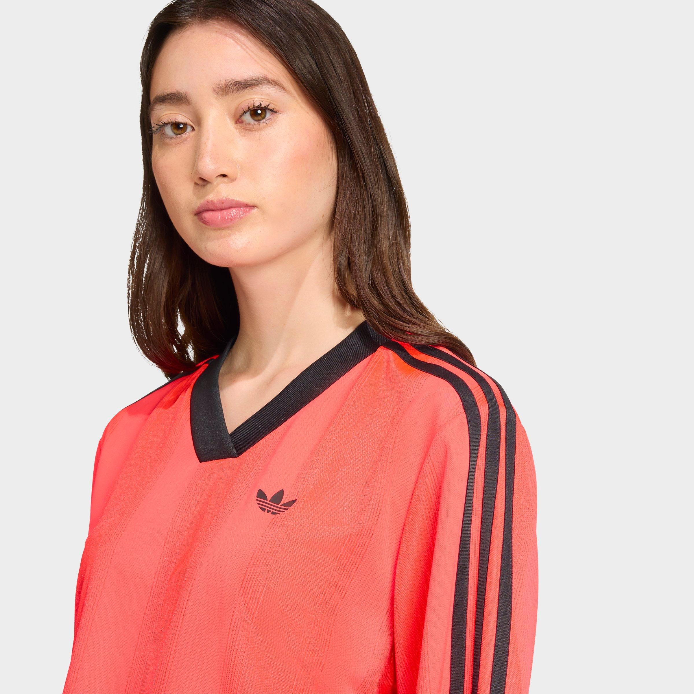 トップス adidas Originals soccer ls crop WMNS) adidas originals Long-Sleeve Top Crop Top 'Collegiate