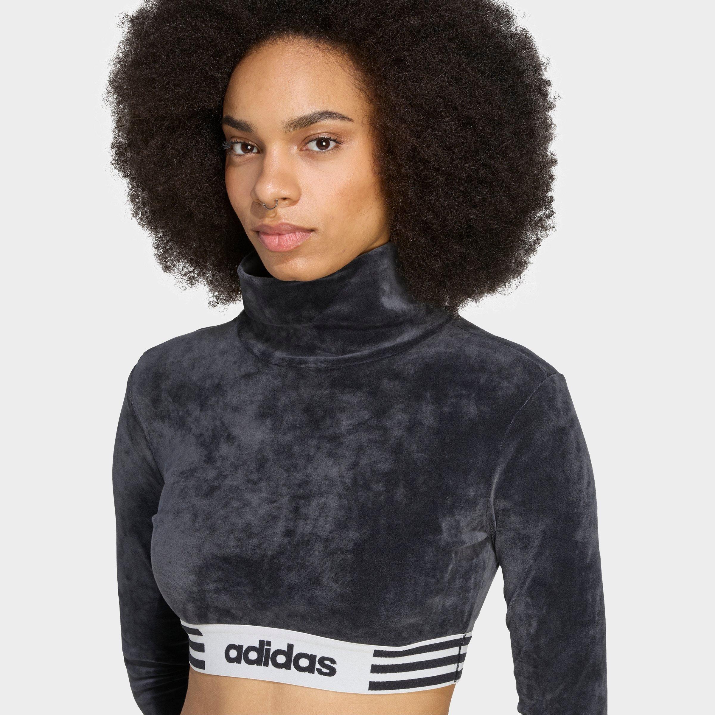 Women's adidas Originals Winterized Long-Sleeve Crop T-Shirt