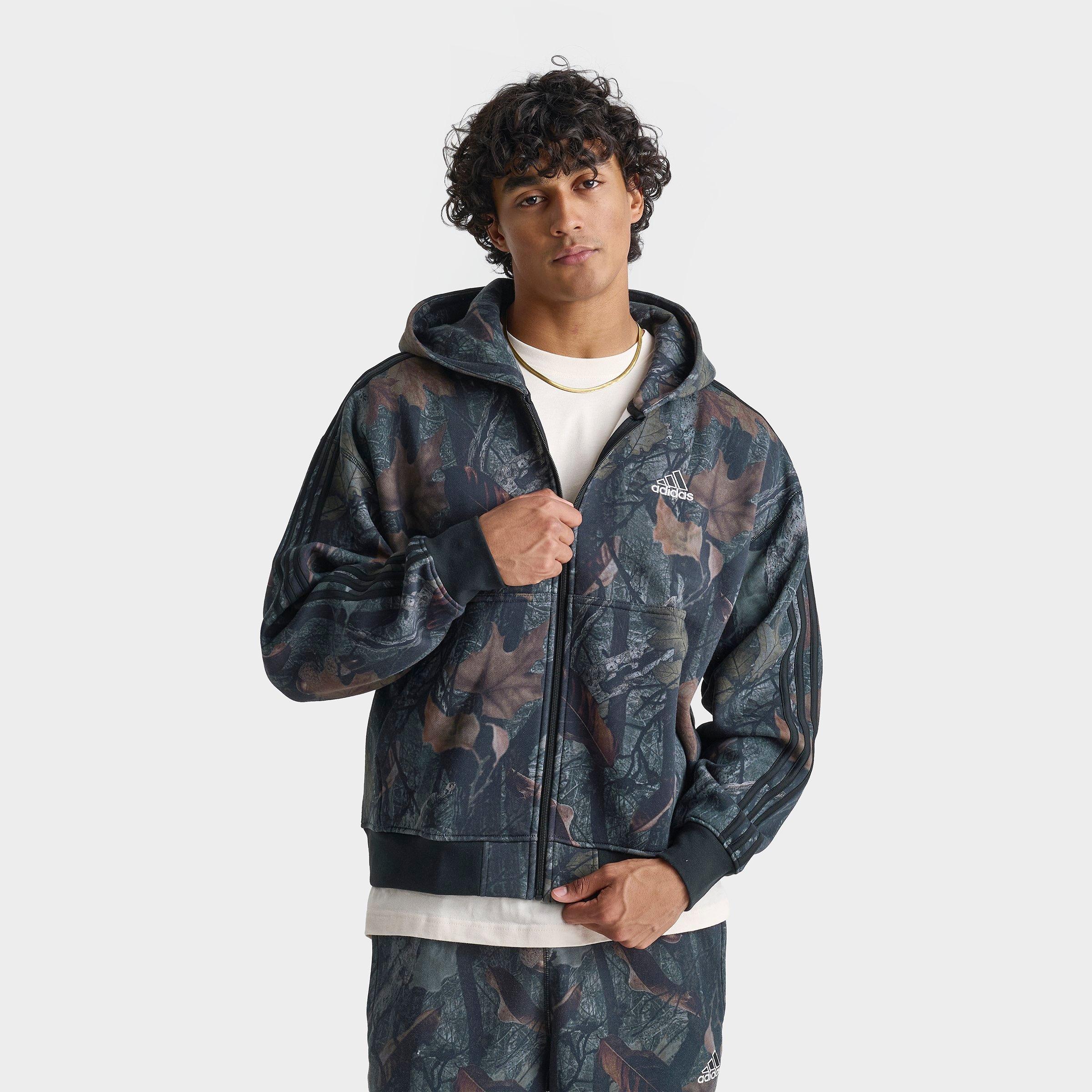Men's adidas Originals Camouflage Full-Zip Hoodie Finish Line