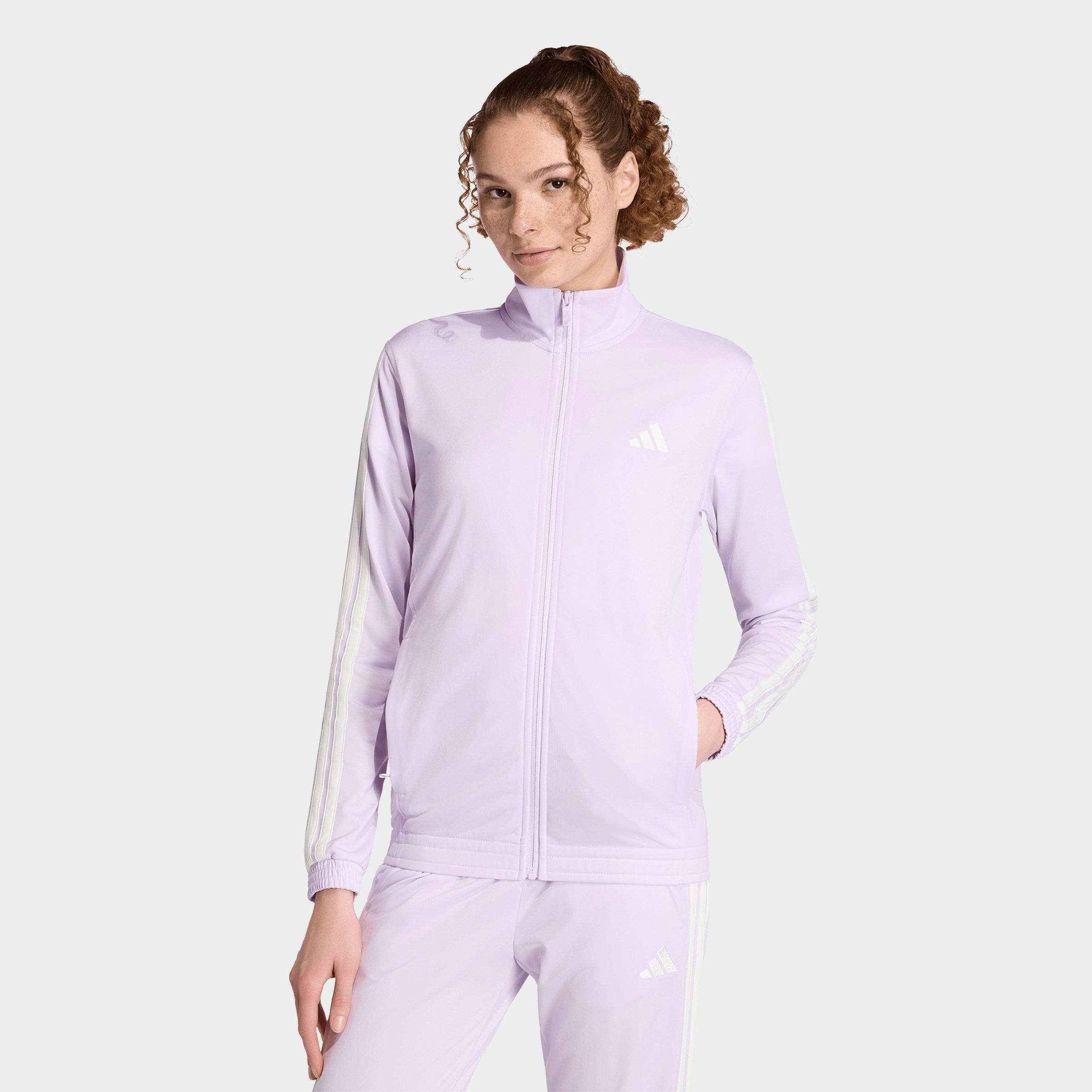 新品L【3点セット】アディダス ダンボールニット ピンクセットアップ 白キャップ Women's adidas Sportswear DAYREADY Track Top | Finish Line