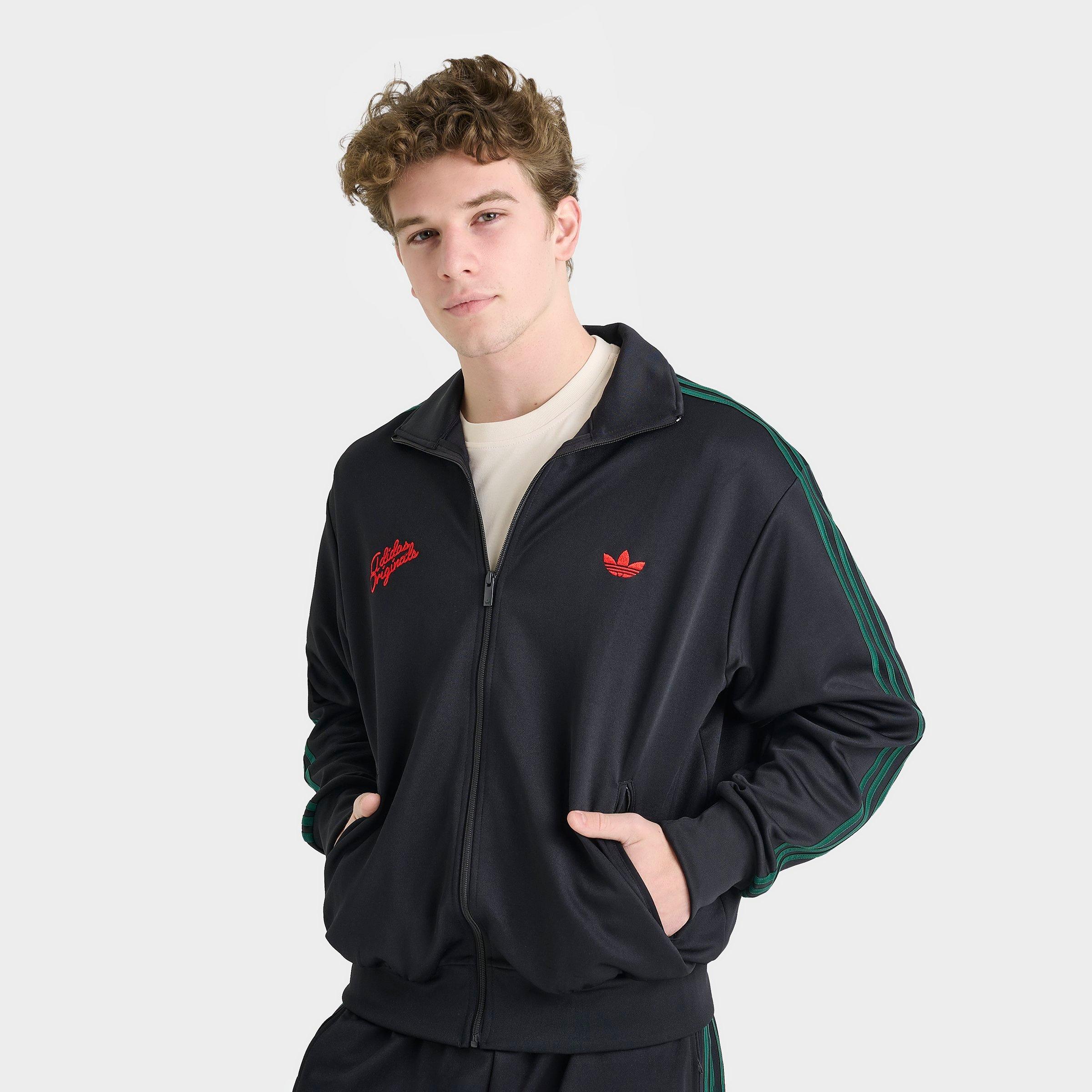 Men's adidas Originals Firebird Roses Full-Zip Track Top | Finish Line