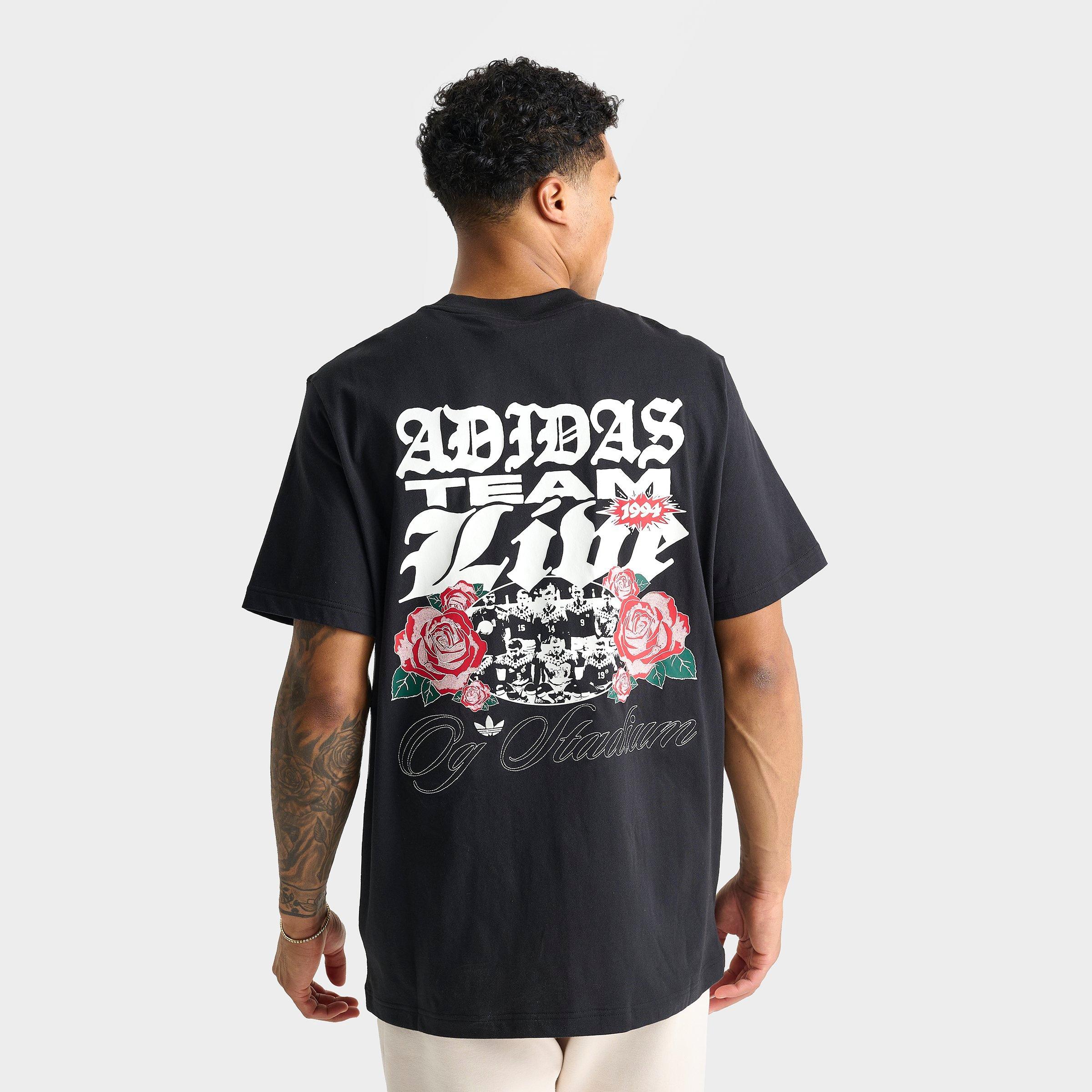 Men's adidas Roses Graphic T-Shirt | Finish Line