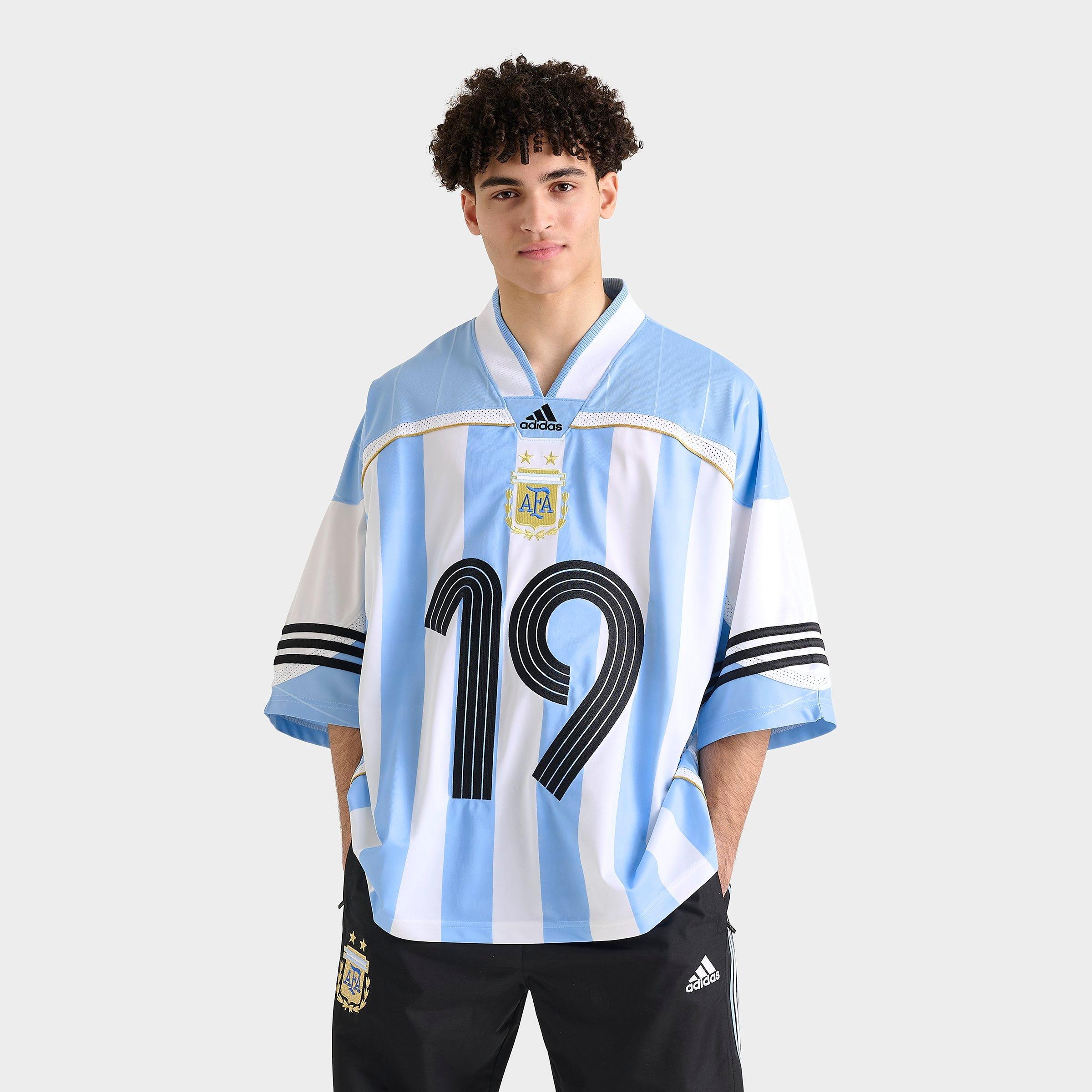 Men's adidas Bringback Remixed Argentina Soccer Jersey | Finish Line