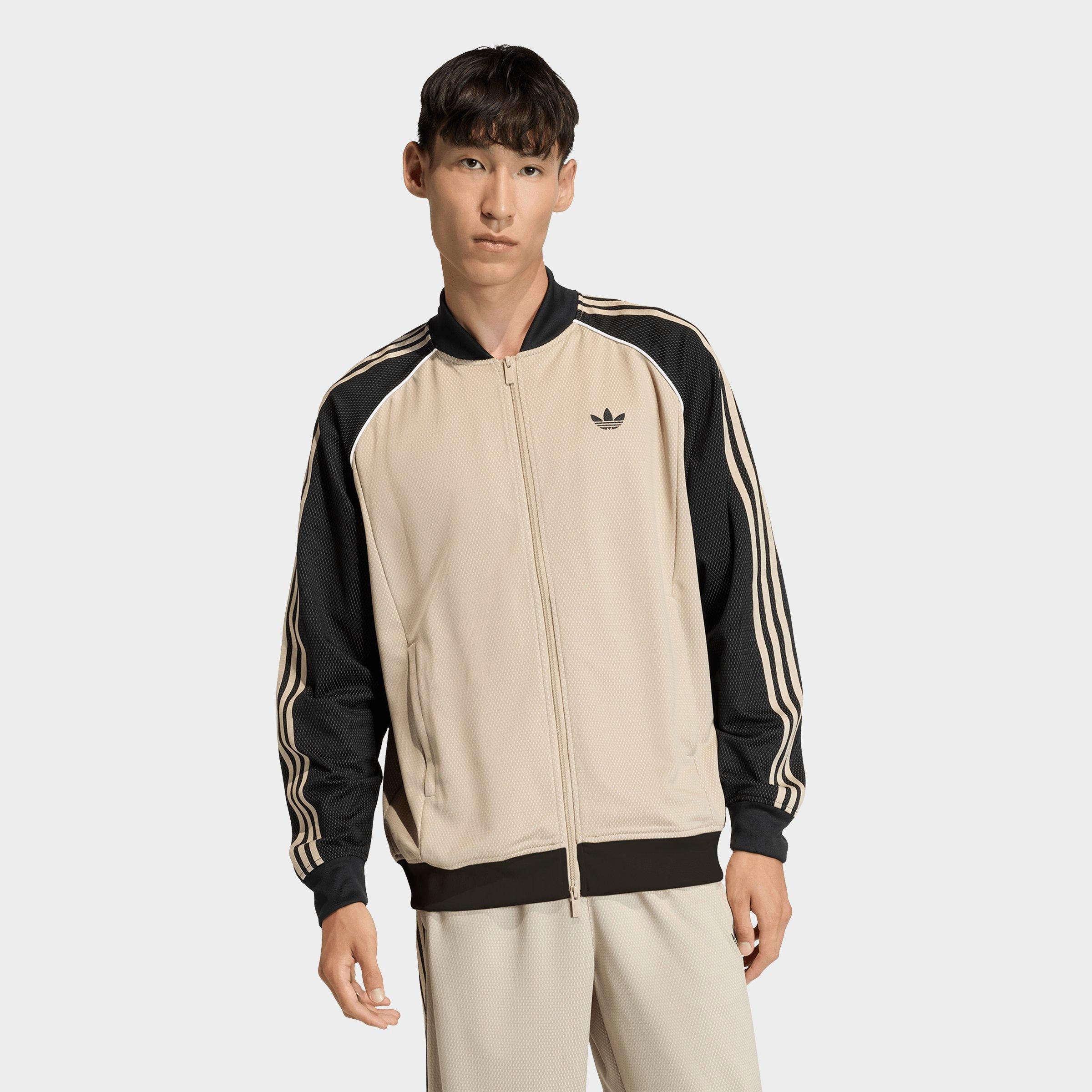 Men's adidas Originals SST Loose Mesh Full-Zip Track Top | Finish Line