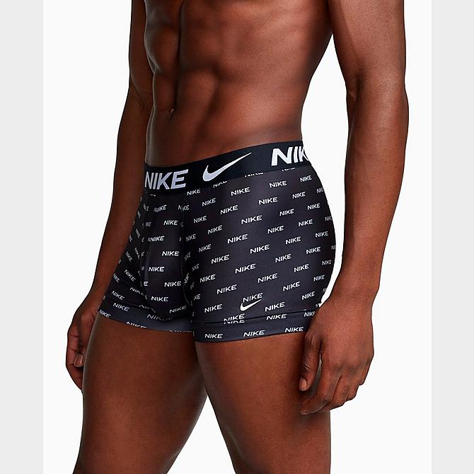 Alternate view of Men's Nike Dri-FIT Essential Stretch Trunks (3-Pack) in Multi-Color Click to zoom
