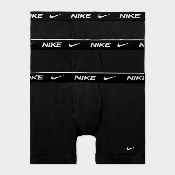 Nike 3 pack cotton stretch briefs in black