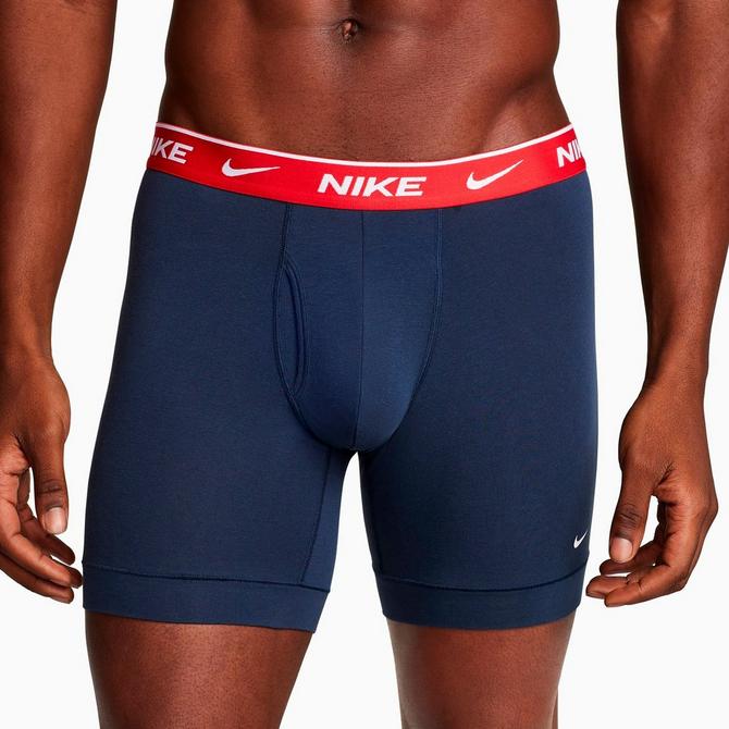 NIKE Boxer Brief 3 PACK Mens XL Essential Cotton Stretch Underwear Swoosh  Multi