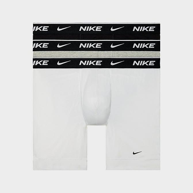Front view of Men's Nike Stretch Cotton Boxer Briefs (3-Pack) in Multi-Color Click to zoom