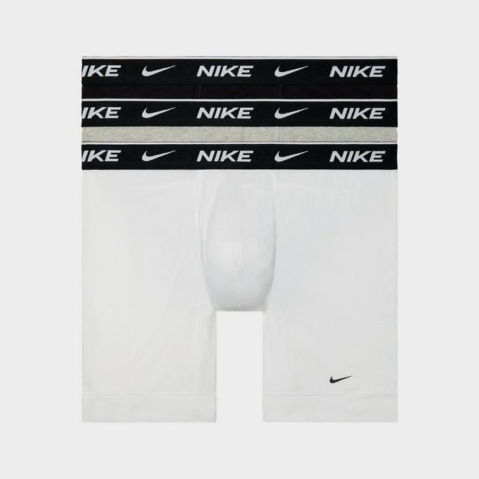 3 PAIR Nike Essential Micro Boxer Brief, Dri-FIT 3Pk Grey/Black, Mens US  Size XL