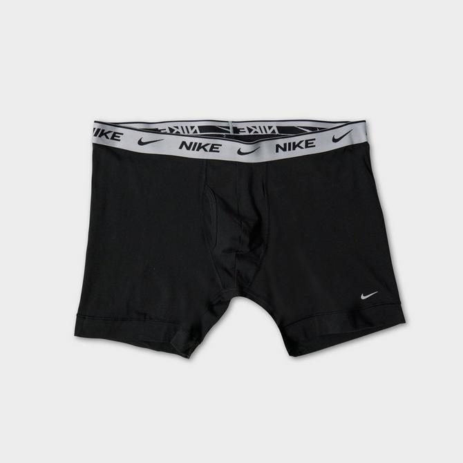 Nike Everyday Cotton 3 Pack Trunks With Fly in White for Men