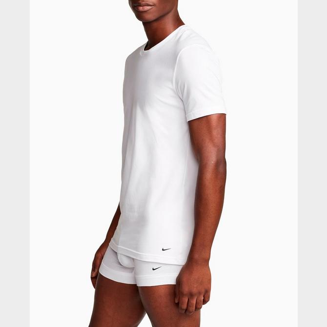 Nike Everyday Cotton Stretch Men's Slim Fit Crew-Neck Undershirt