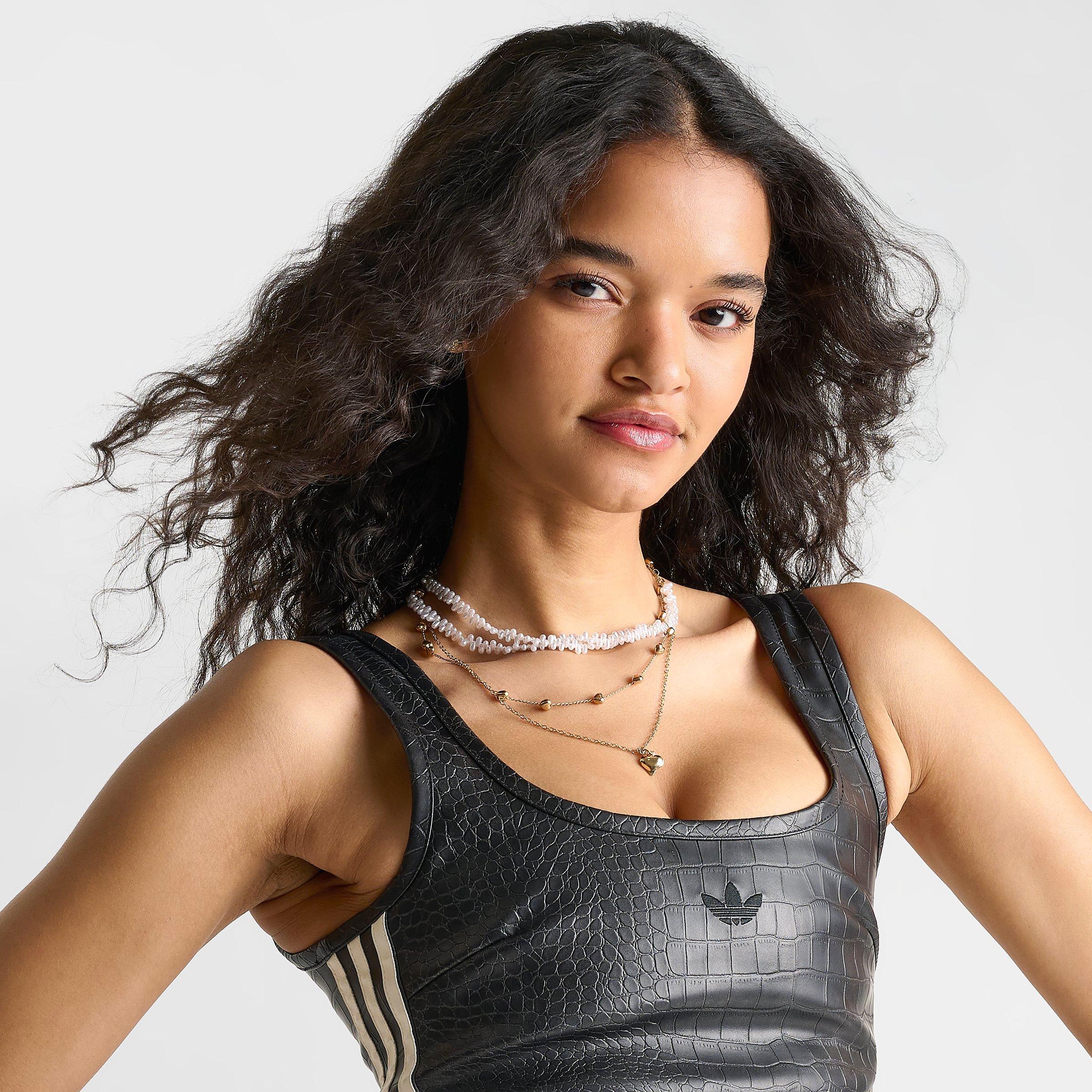 Women's adidas Originals Croc Pleather Corset Top | Finish Line