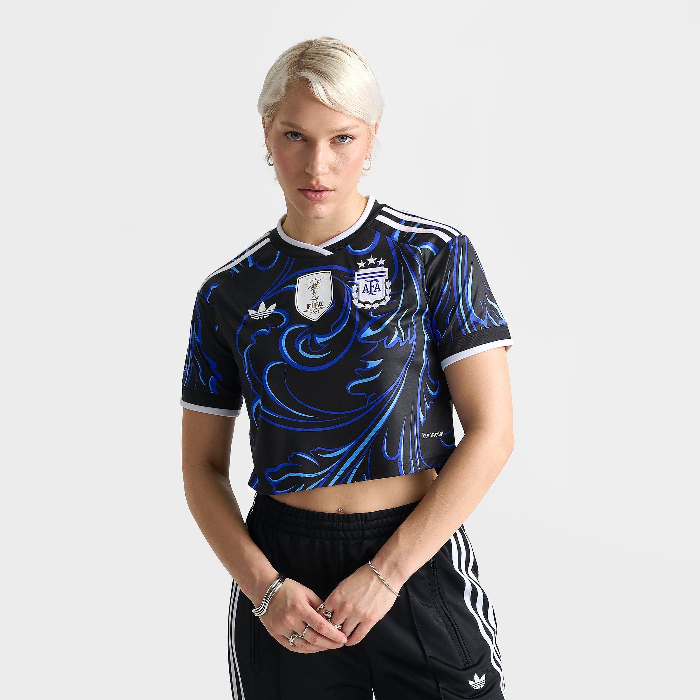Women's adidas Argentina 2026 Away Replica Cropped Jersey | Finish