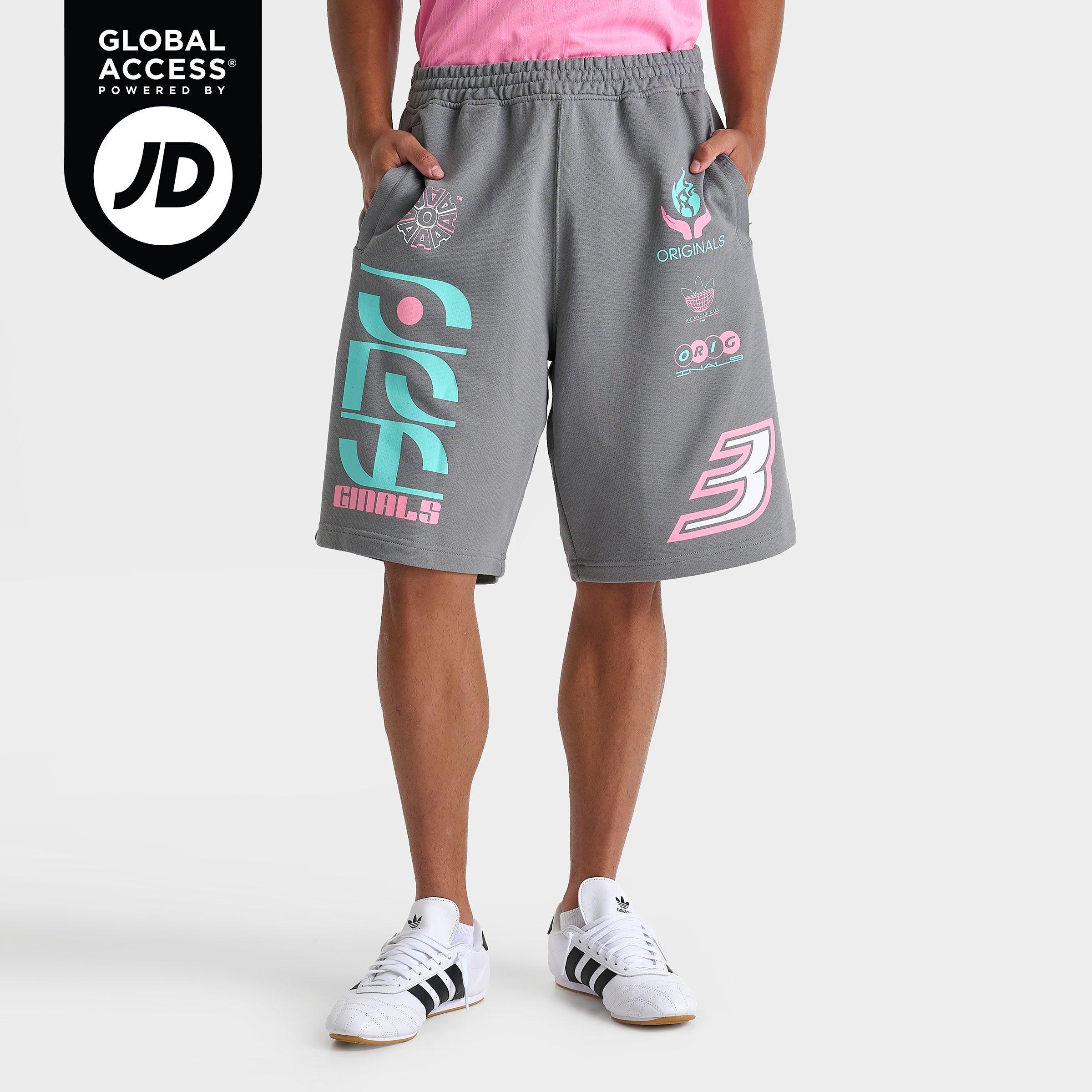 Men's adidas Originals Moto Sponsors Graphic French Terry Shorts