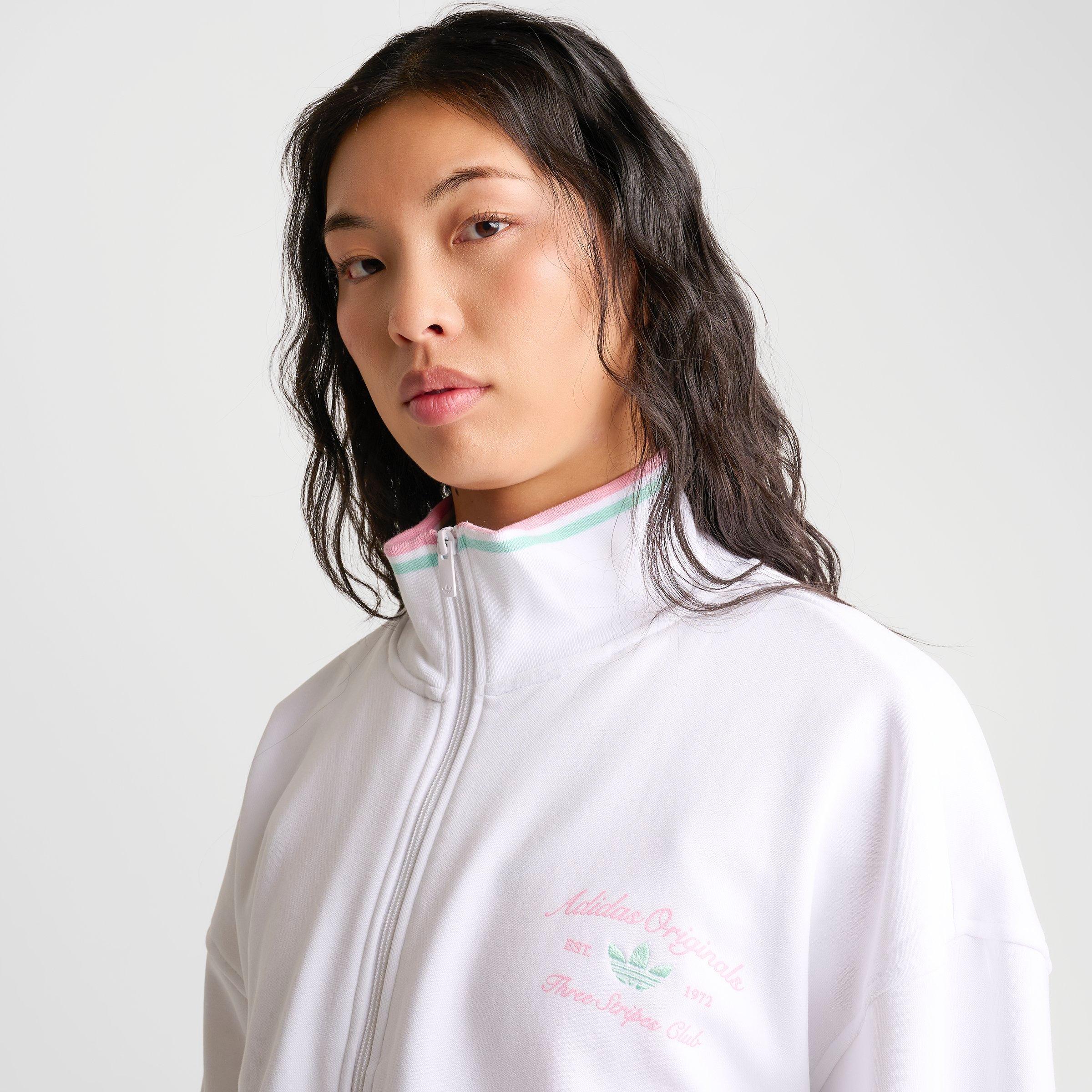 Women's adidas Originals Classic Sport Script Fleece Full-Zip