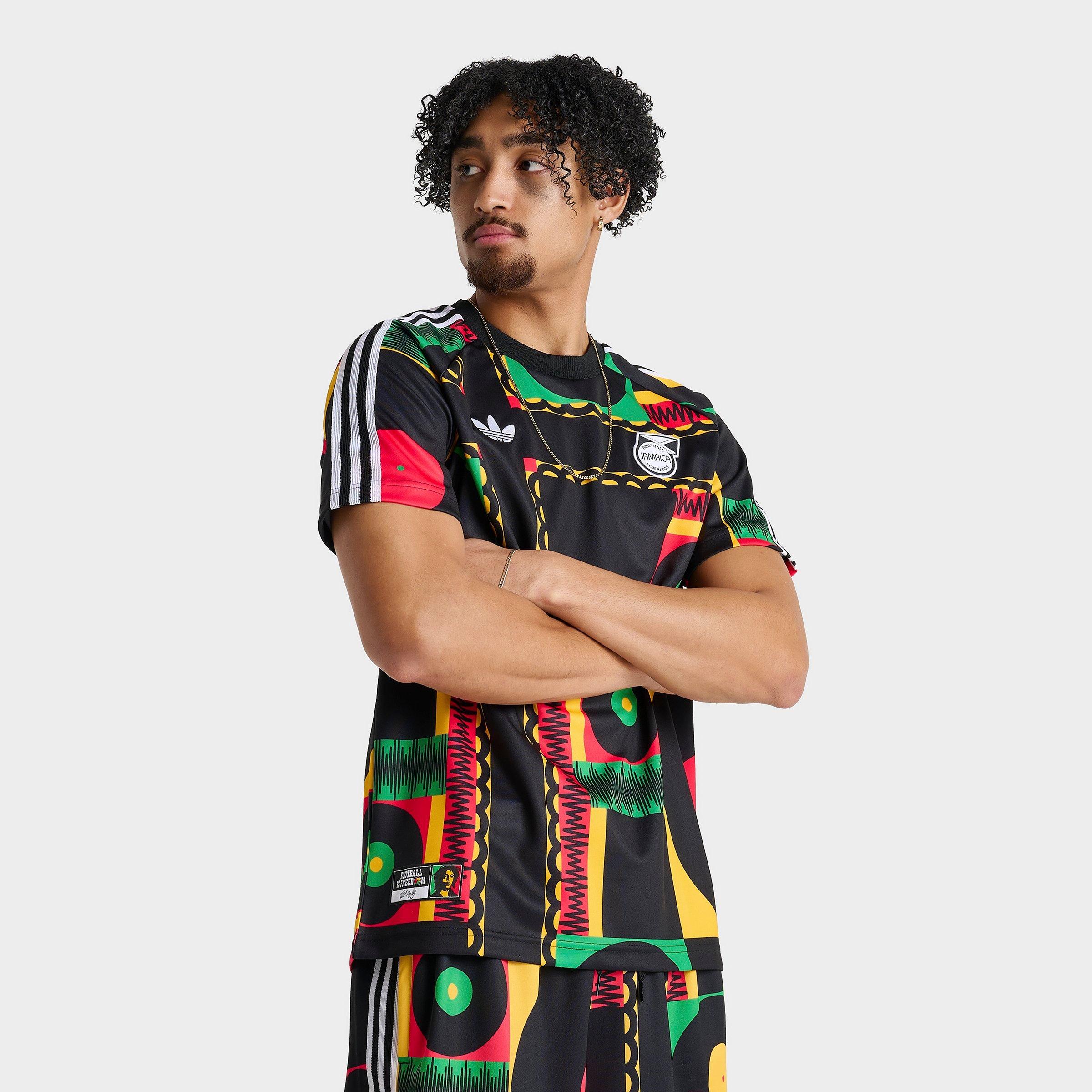 ANDMARY Tシャツ Men's adidas Originals x Bob Marley Jamaica Print T-Shirt | Finish