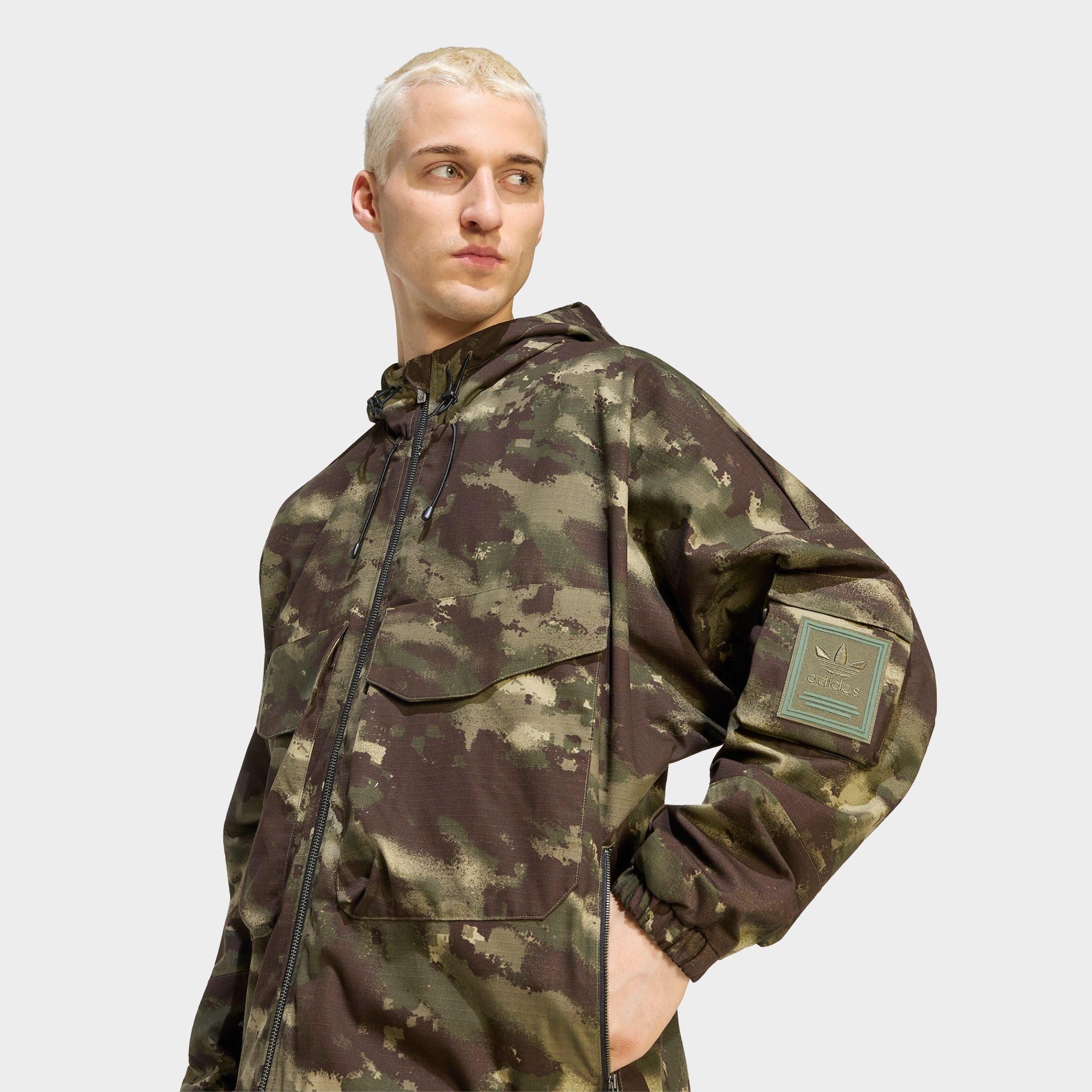 SOL　Cotton Ripstop Utility Jacket CAMO Men's adidas Originals Camo Ripstop Full-Zip Jacket | Finish Line