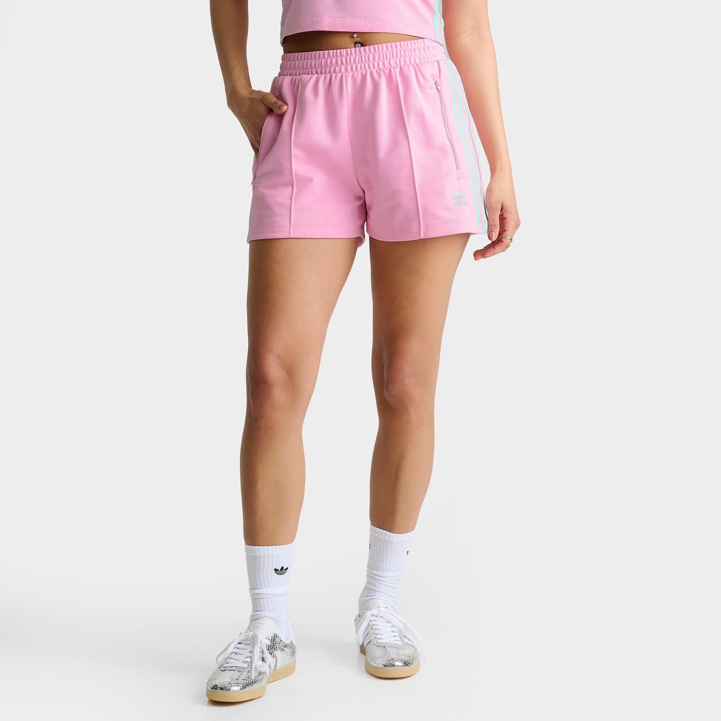 adidas gazelle silver green womens ADIDAS shorts originals summer glow woman light blue main image 0