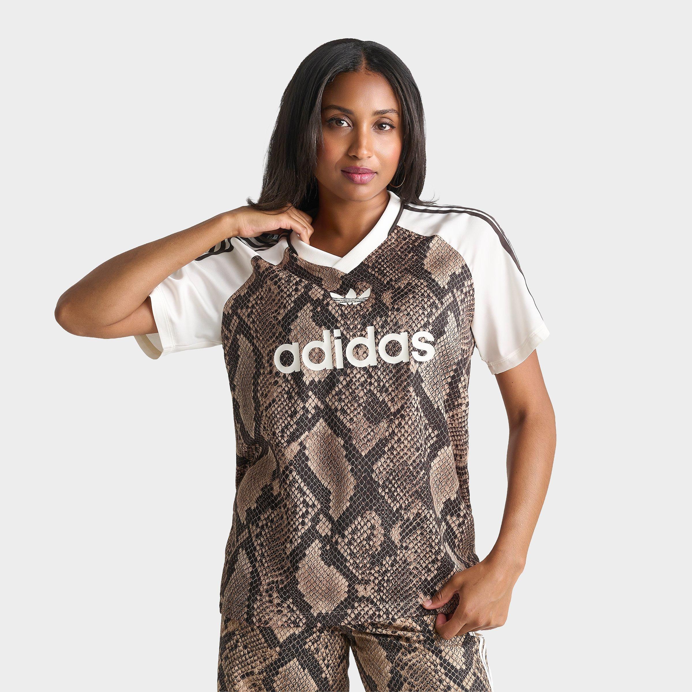 Women's adidas Originals Snake Print Satin Jersey | Finish Line