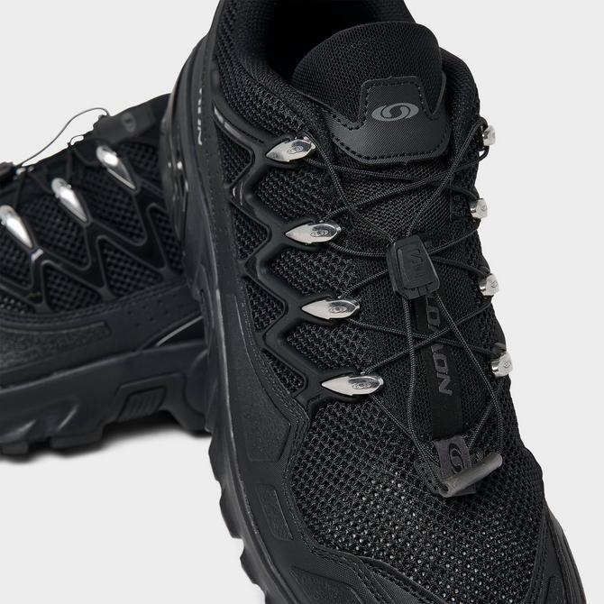 Front view of Salomon ACS+ Casual Shoes in Black/Black/Silver Click to zoom