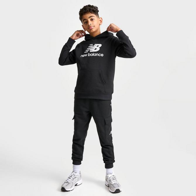 White new balance store hoodie