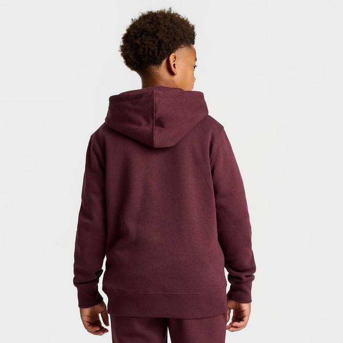 Burgundy best sale hoodie kids