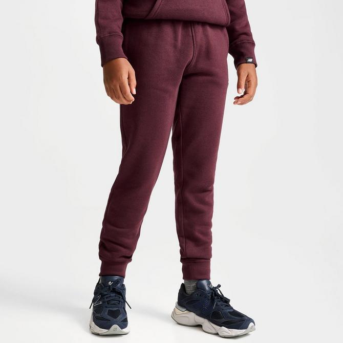 Nike Club logo sweatpants in burgundy