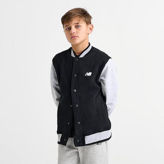Kids' New Balance Fleece Bomber Jacket| Finish Line Kids' New Balance Fleece Bomber Jacket| Finish Line
