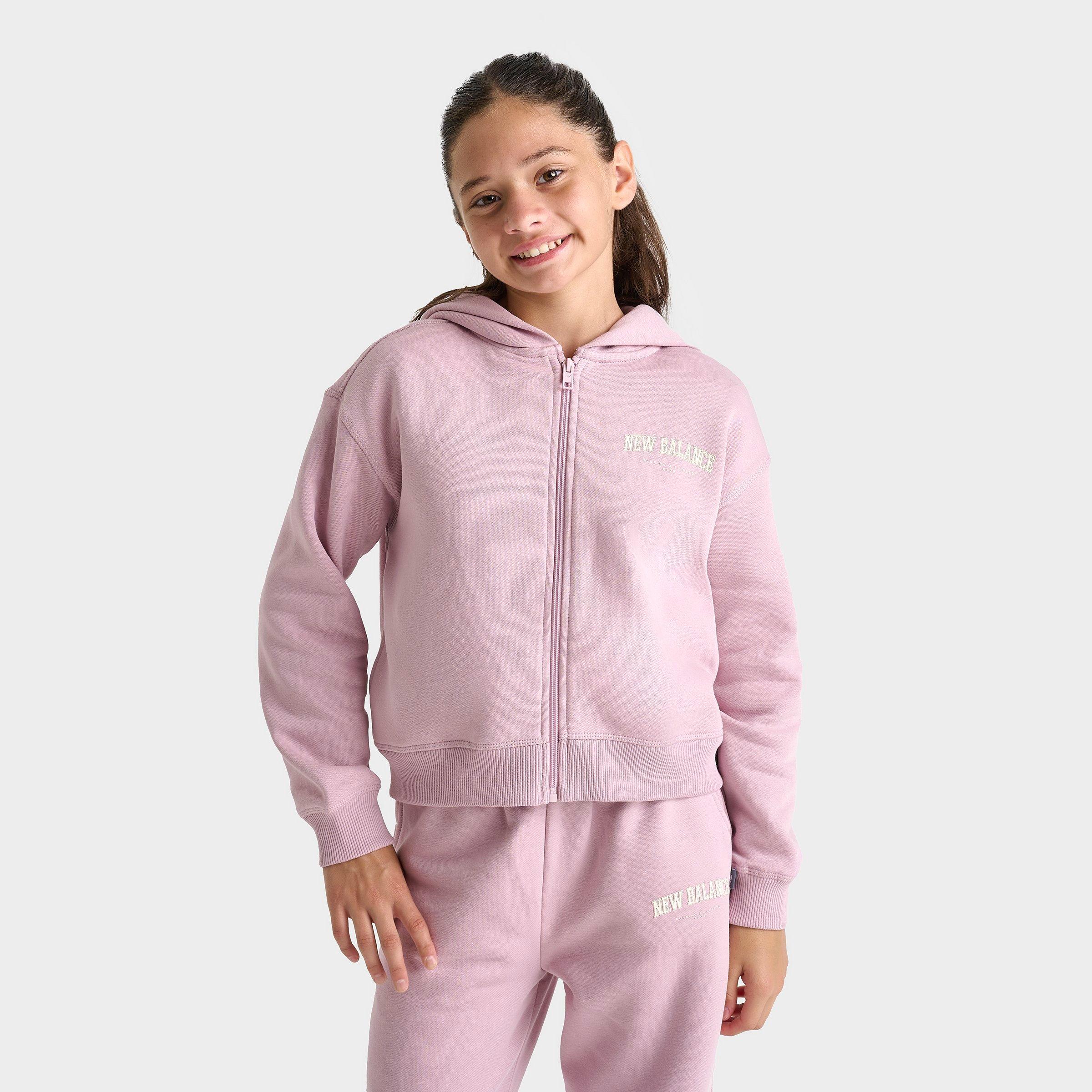 Girls' New Balance Arch Graphic Full-Zip Hoodie | Finish Line
