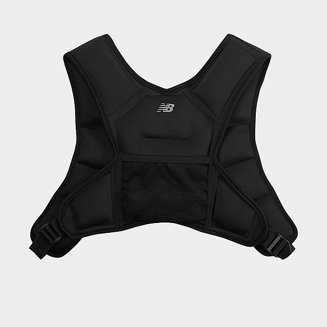 Three Quarter view of New Balance Weighted Vest (8 lb) in Black Click to zoom