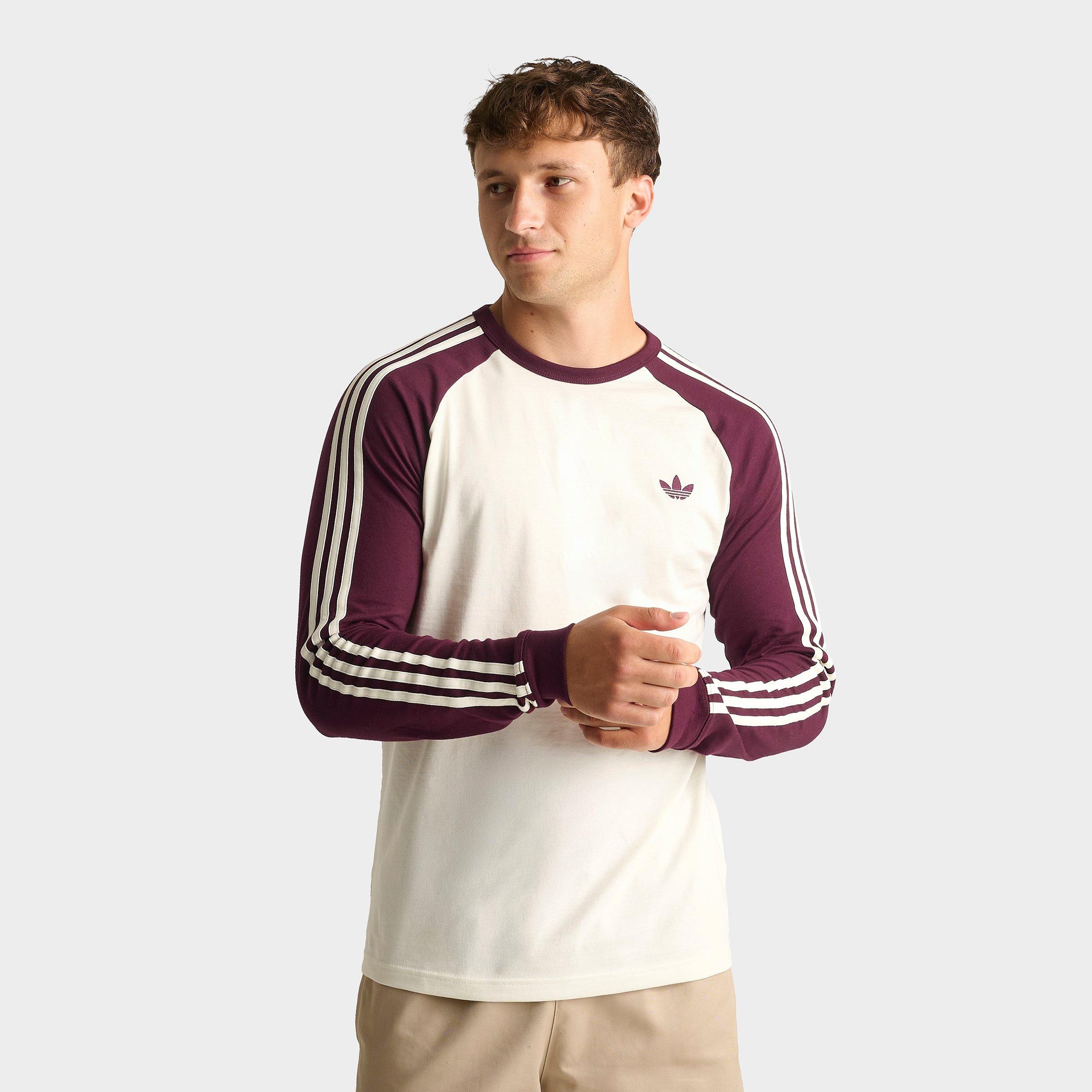 Men's adidas Originals 3-Stripes Long-Sleeve T-Shirt | Finish Line