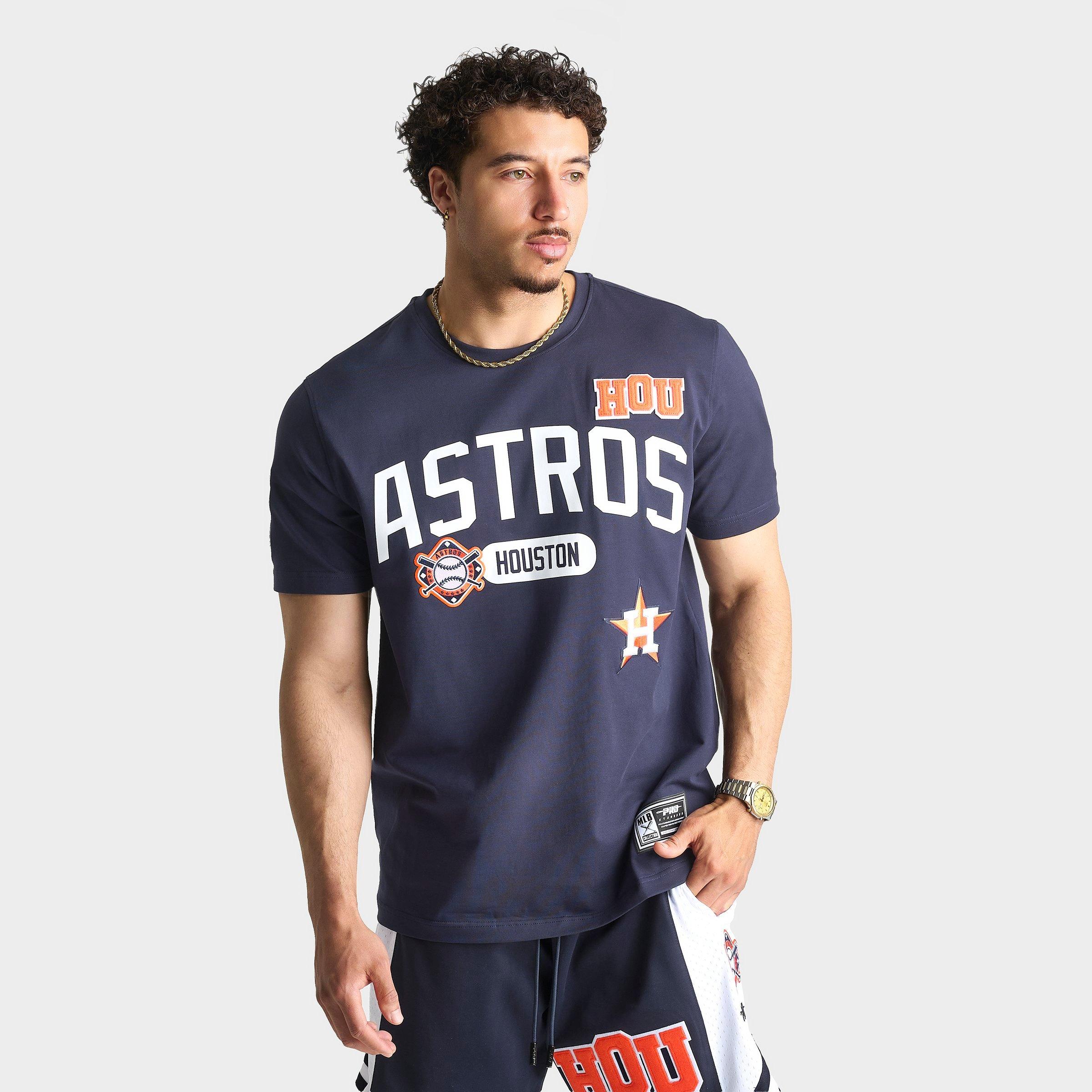 Houston　ASTROS Men's Pro Standard Houston Astros MLB Letterman T-Shirt | Finish Line