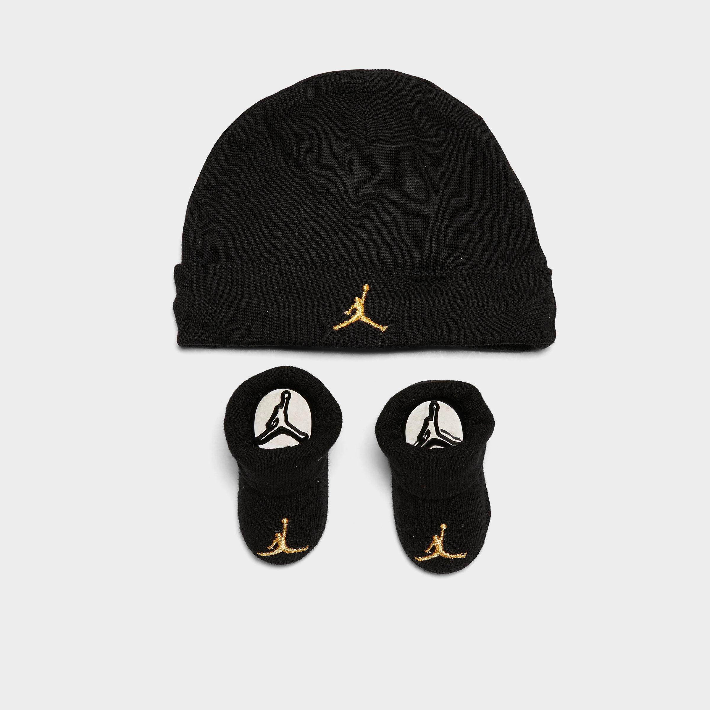 jordan infant hat and booties