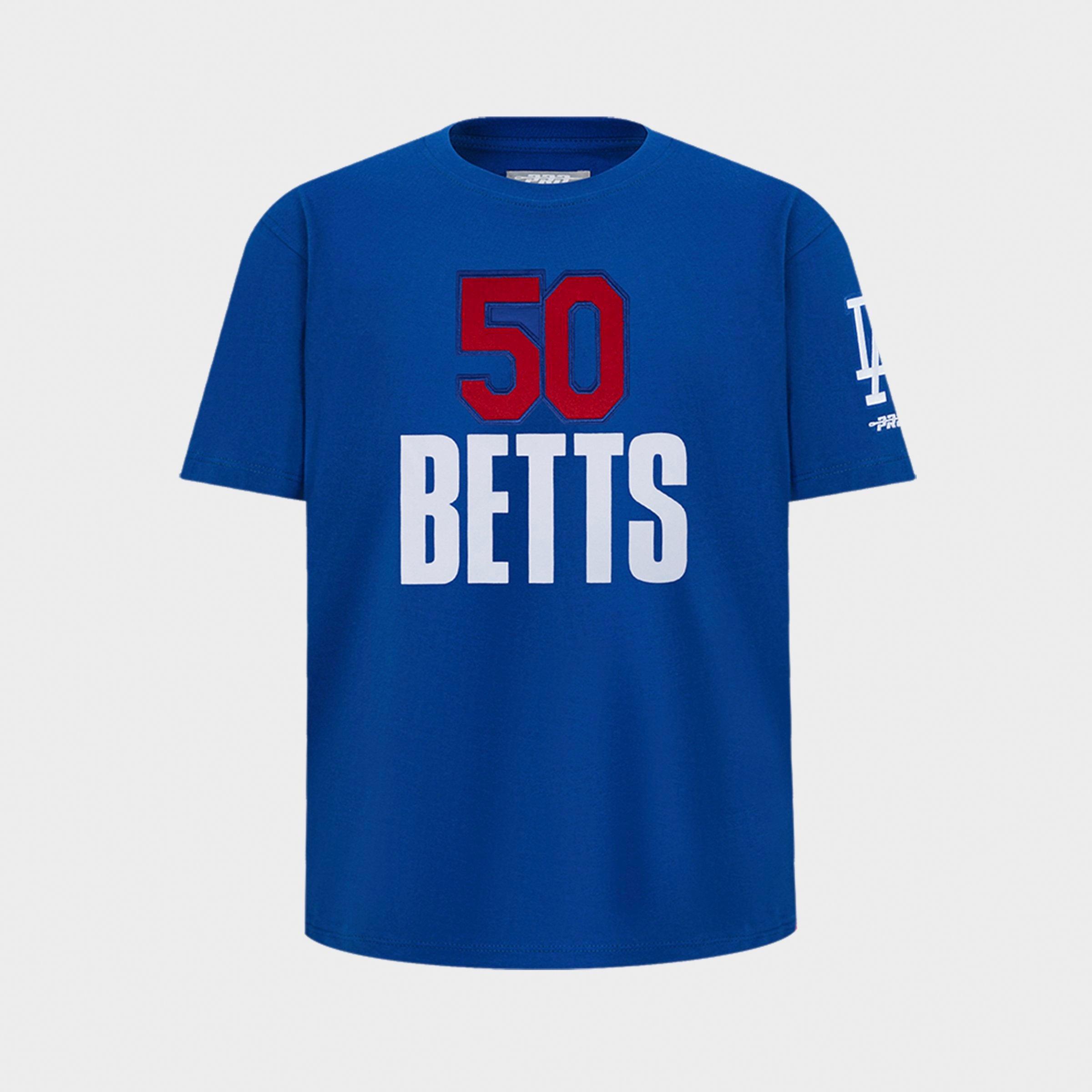 Big Kids' Pro Standard Mookie Betts #50 Los Angeles Dodgers MLB Name ...
