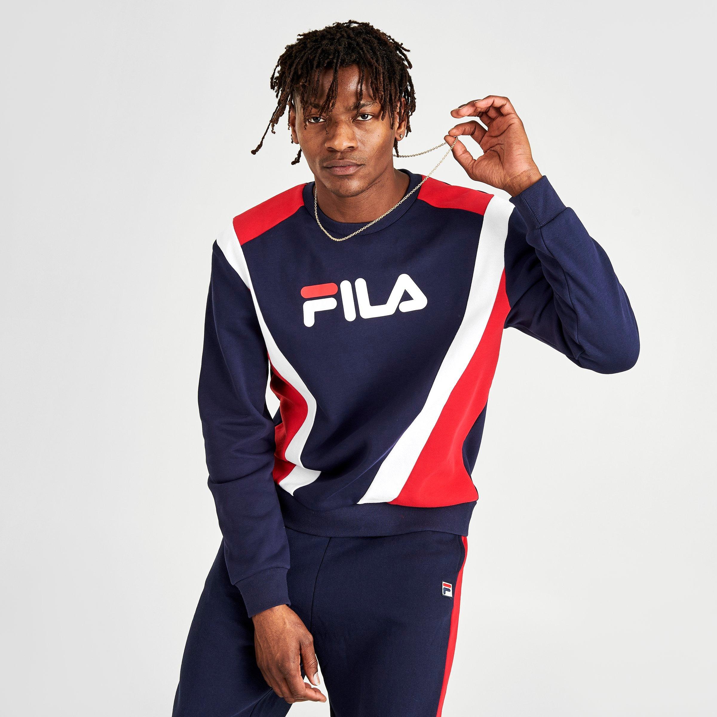 fila men's crew neck sweatshirt