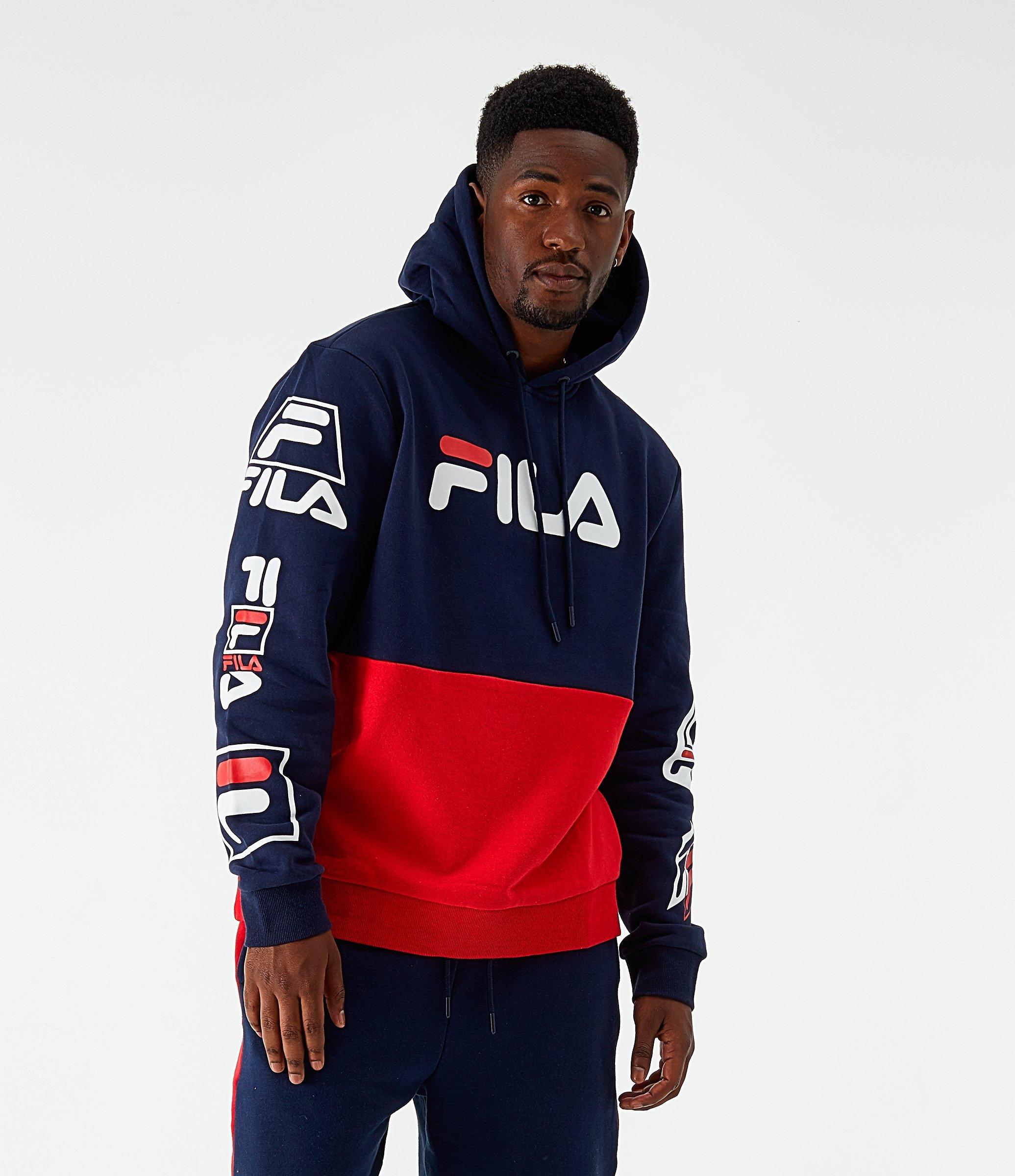 fila navy hoodie