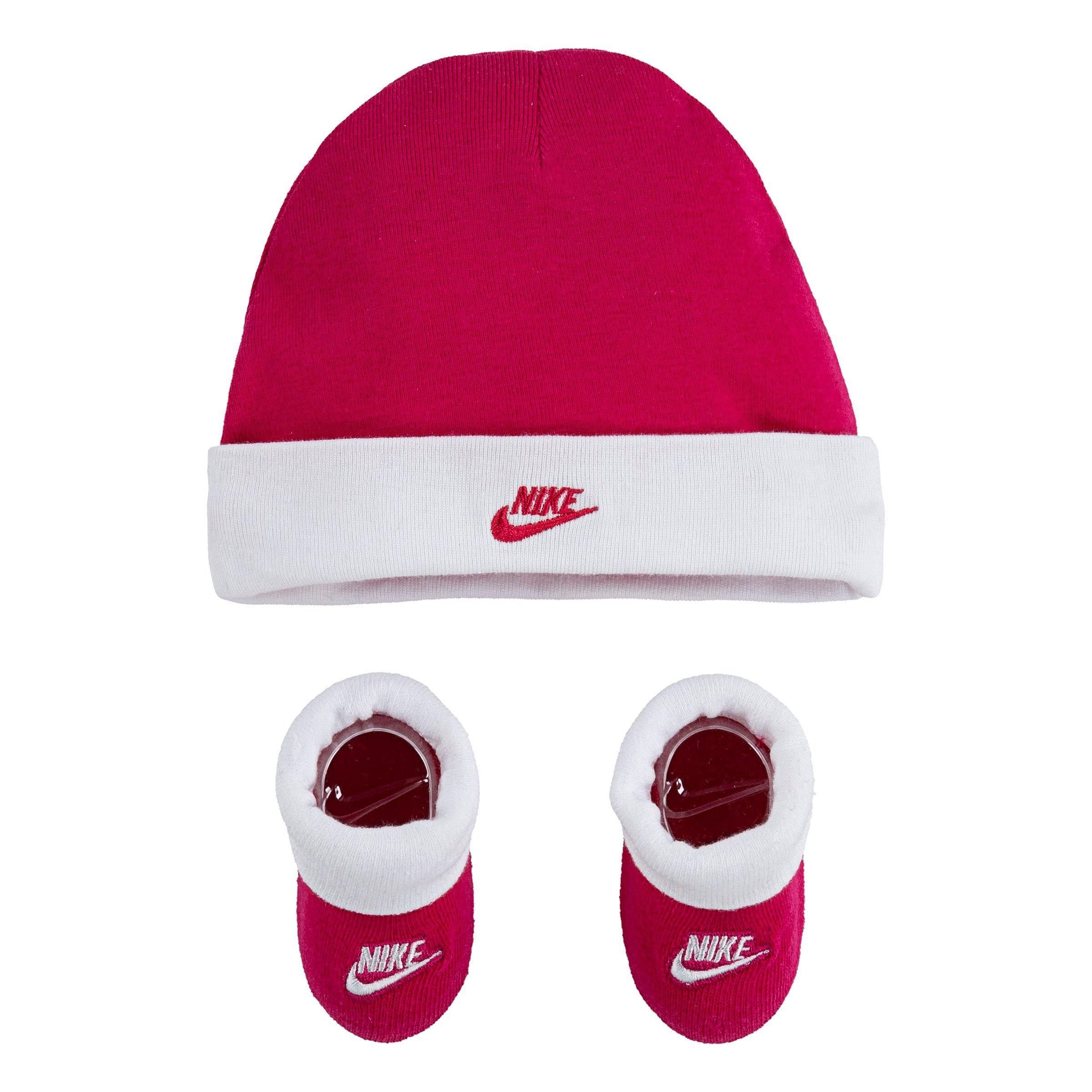 nike hat and booties set