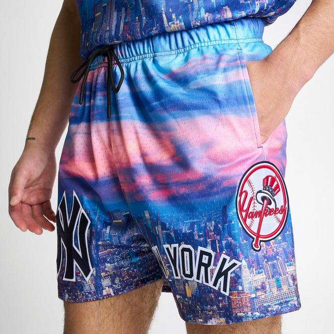 Men's Pro Standard New York Yankees MLB City Scape Mesh Shorts Finish Line
