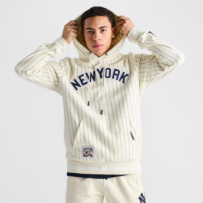 Men's Pro Standard New York Yankees MLB Pinstripe Fleece Hoodie Finish