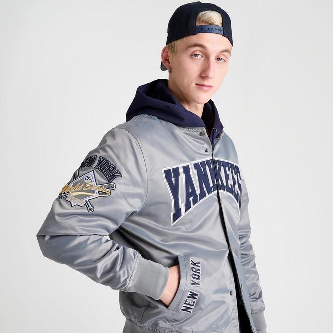 Men's Pro Standard New York Yankees MLB Emblems Satin Jacket