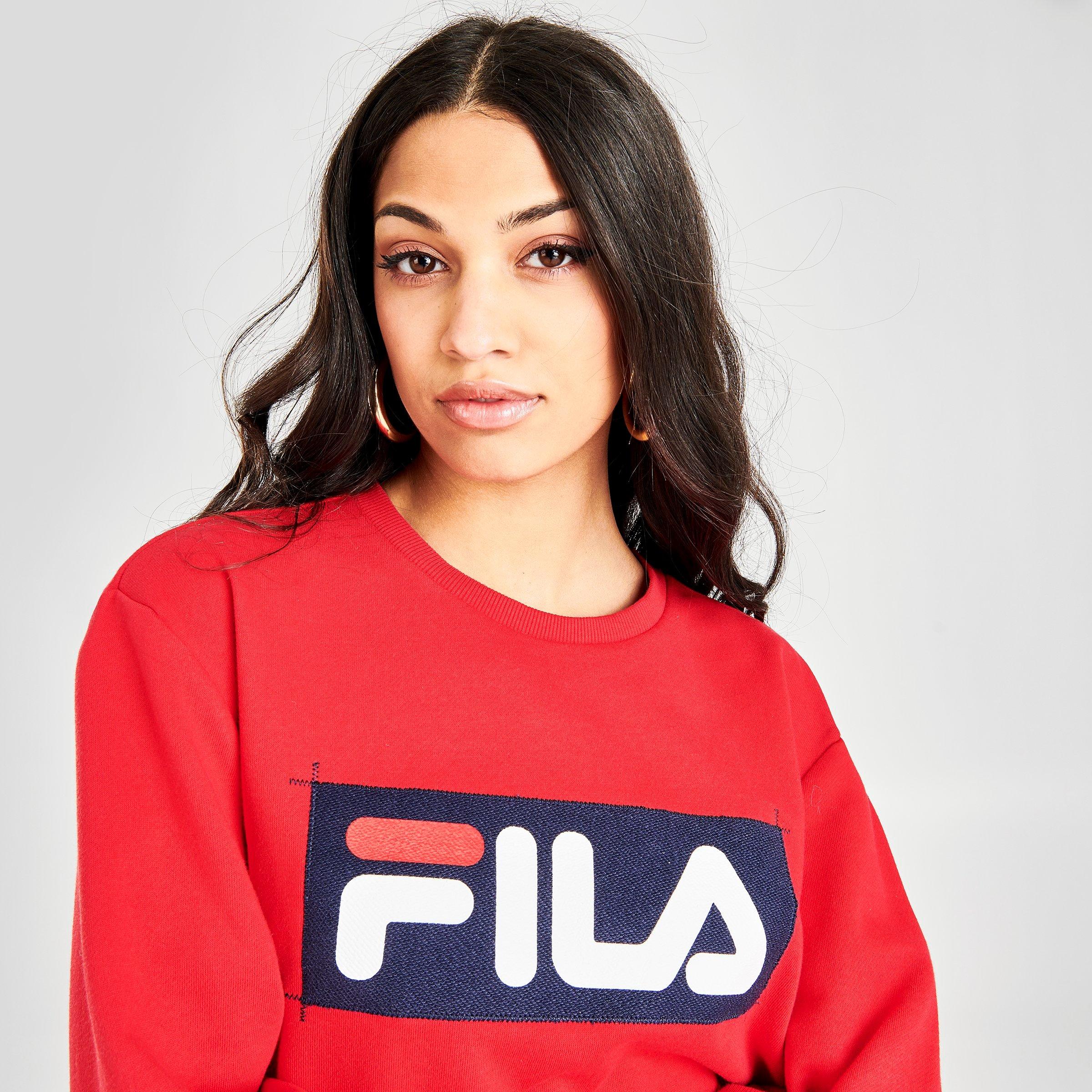 red fila sweatshirt