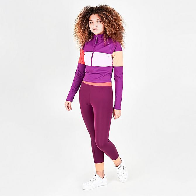 Front view of Women's Fila Marnie Base Layer Leggings in Charisma Click to zoom