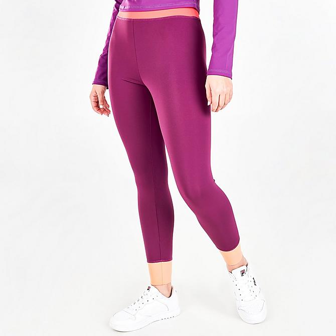 Back Left view of Women's Fila Marnie Base Layer Leggings in Charisma Click to zoom