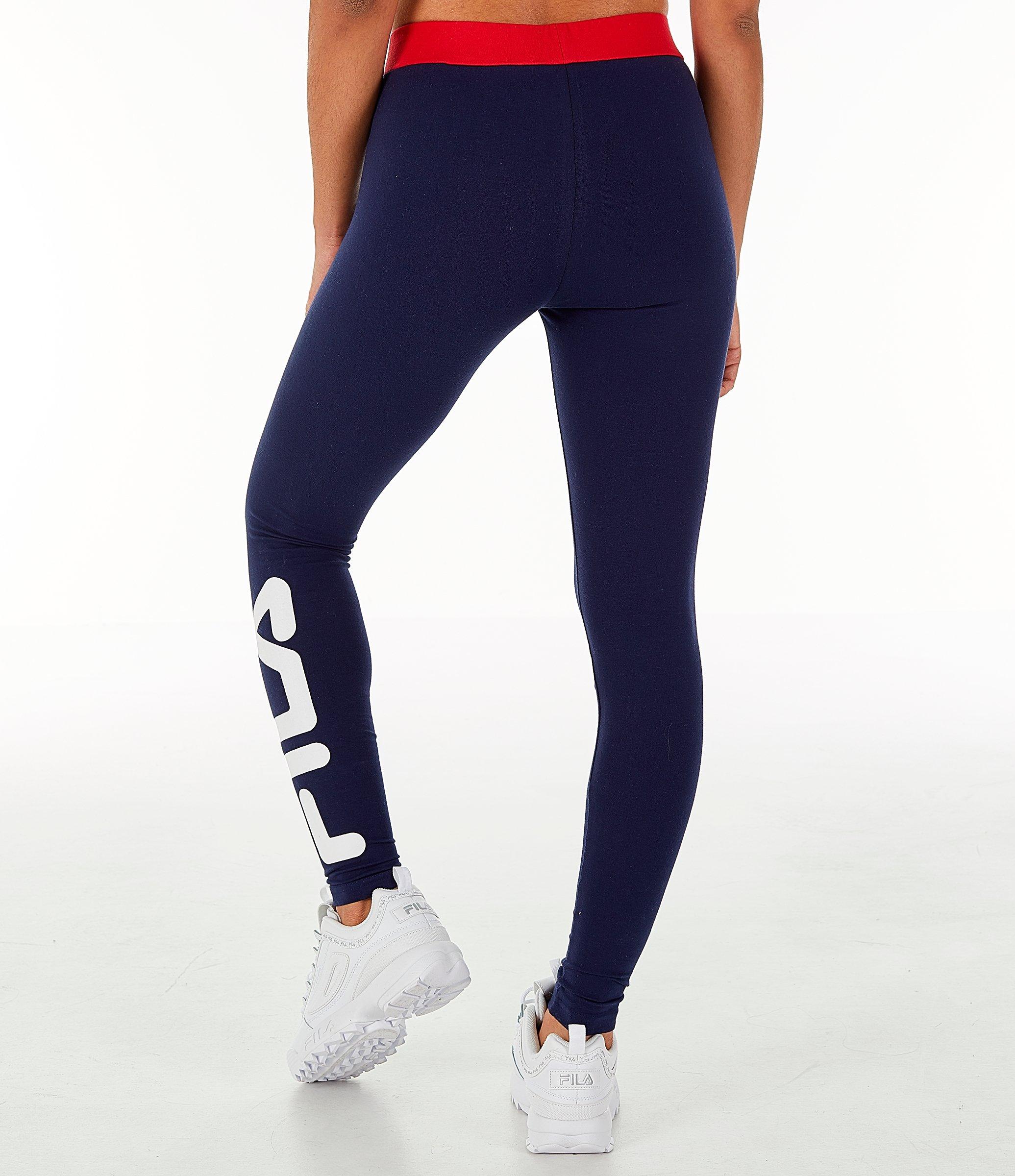 fila logo leggings