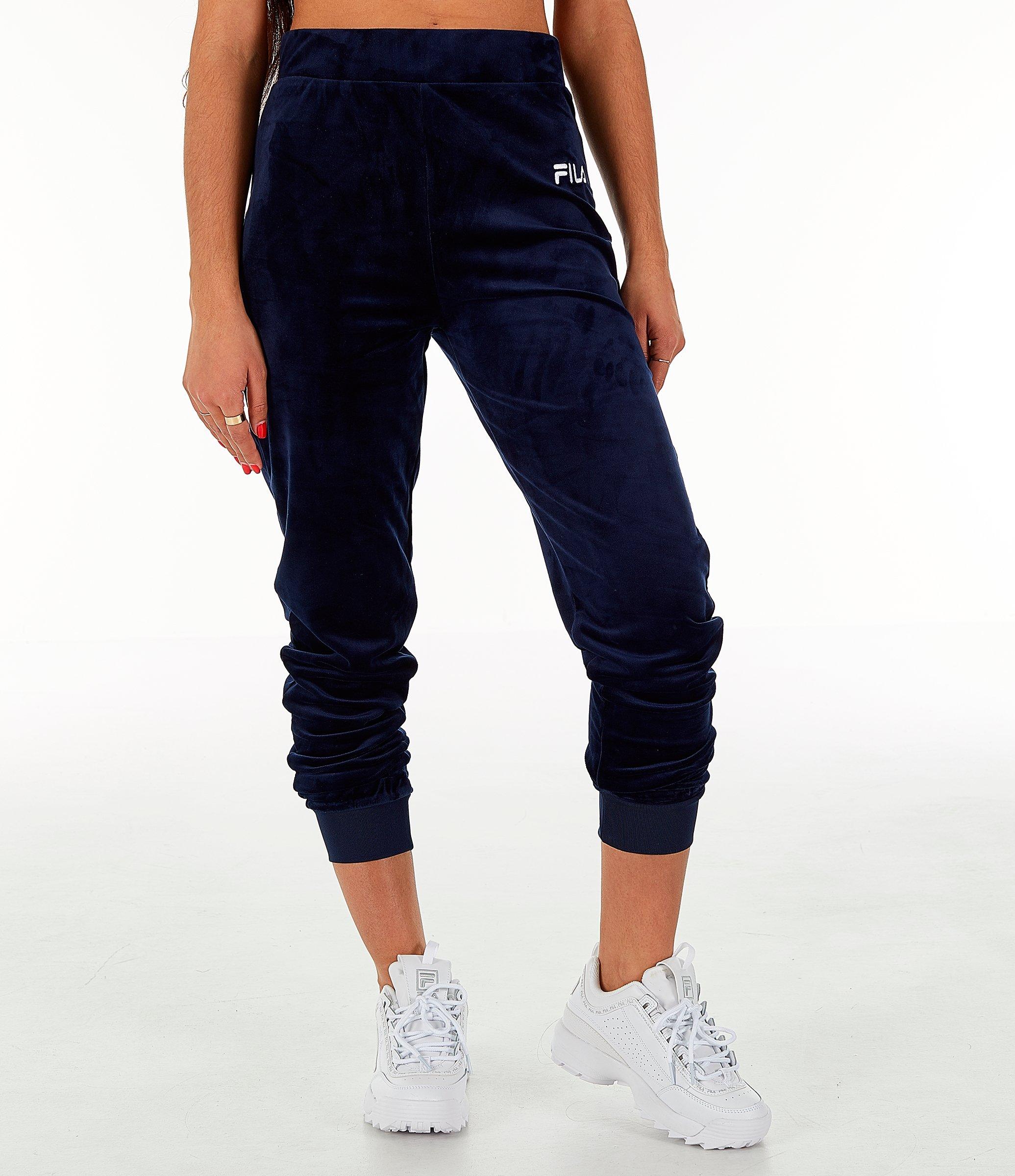 velour jogging pants