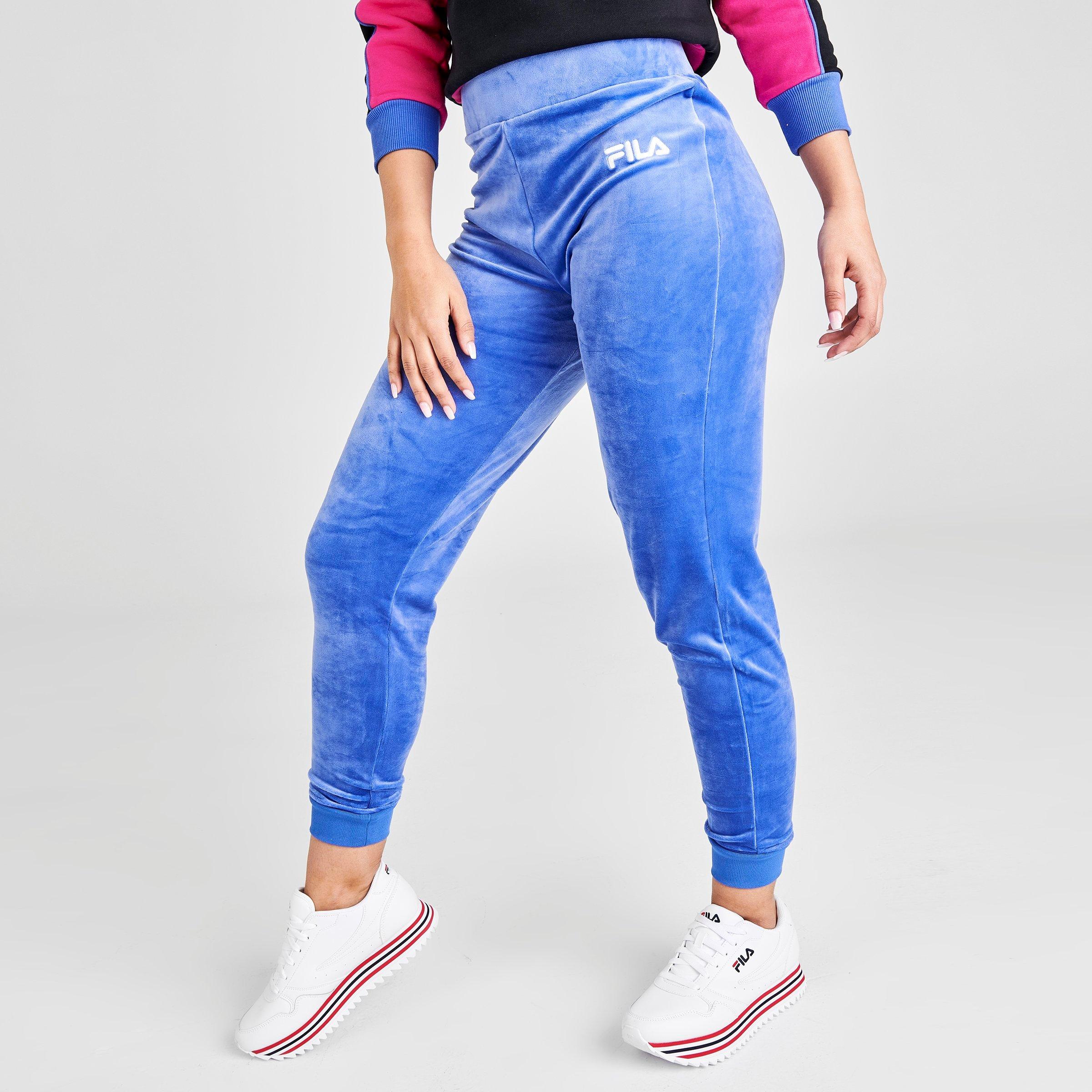 fila velour pants womens