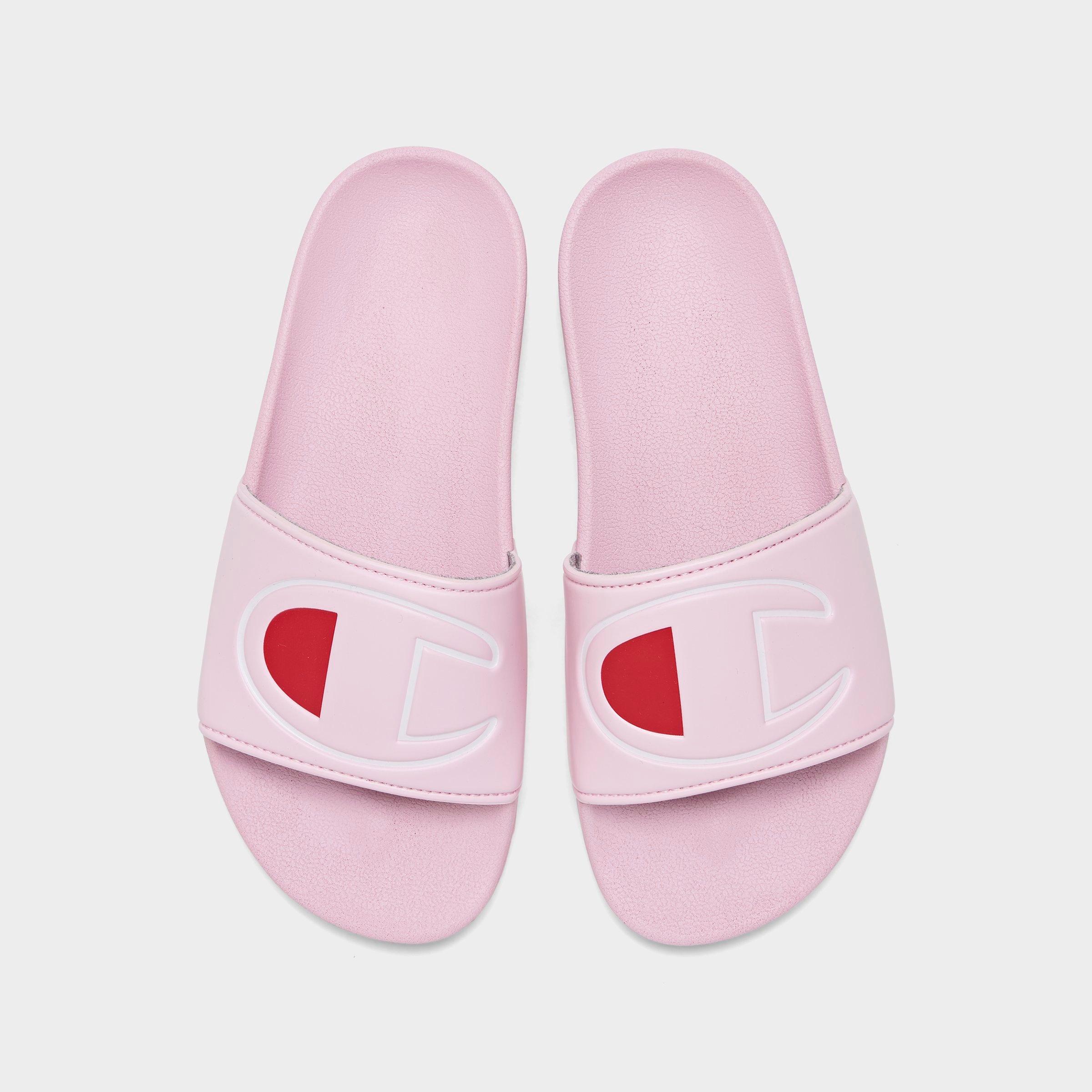 pink champion sandals